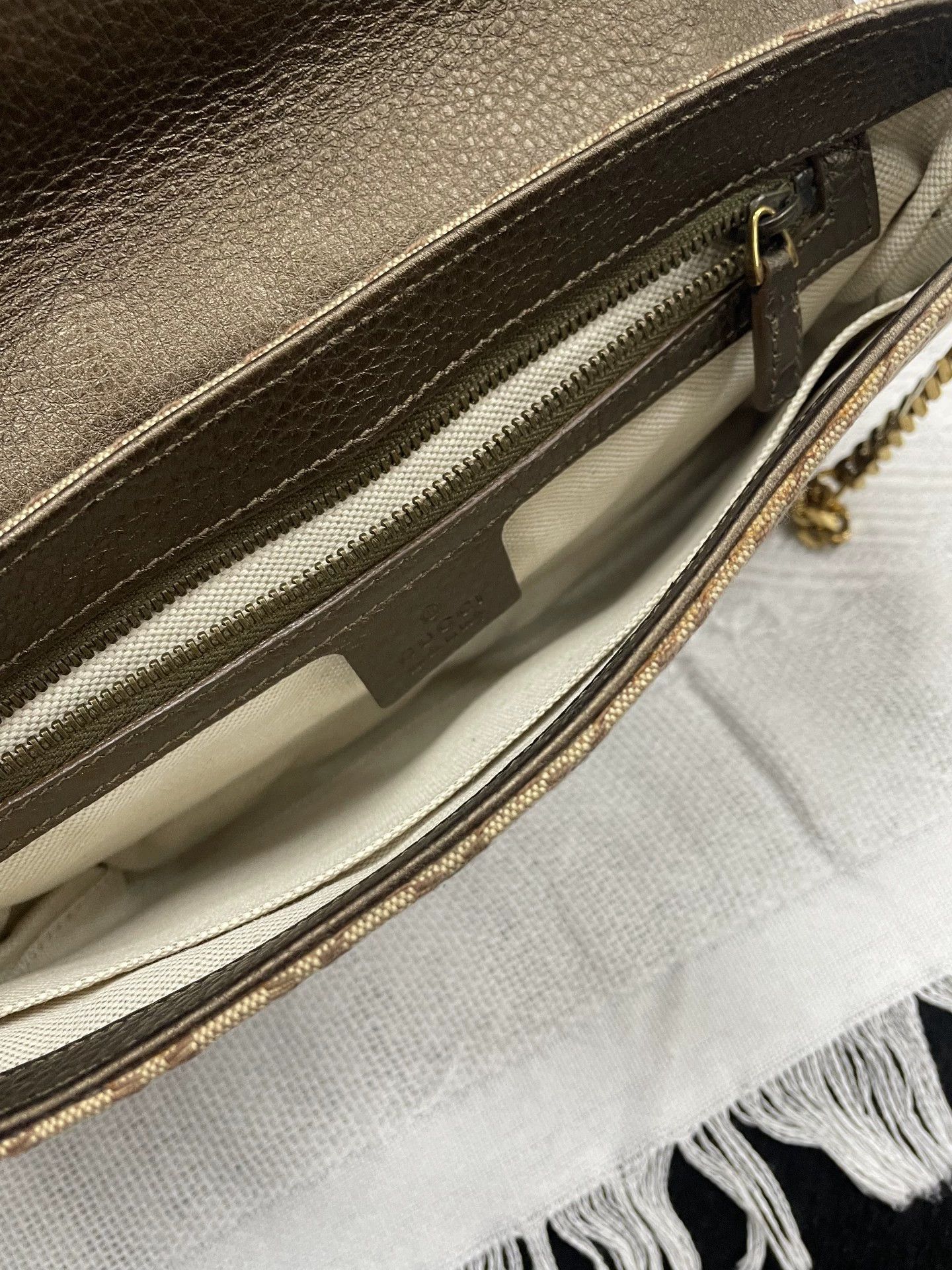 Gucci Gucci GG Supreme shoulder chain bag Size ONE SIZE - 4 Thumbnail