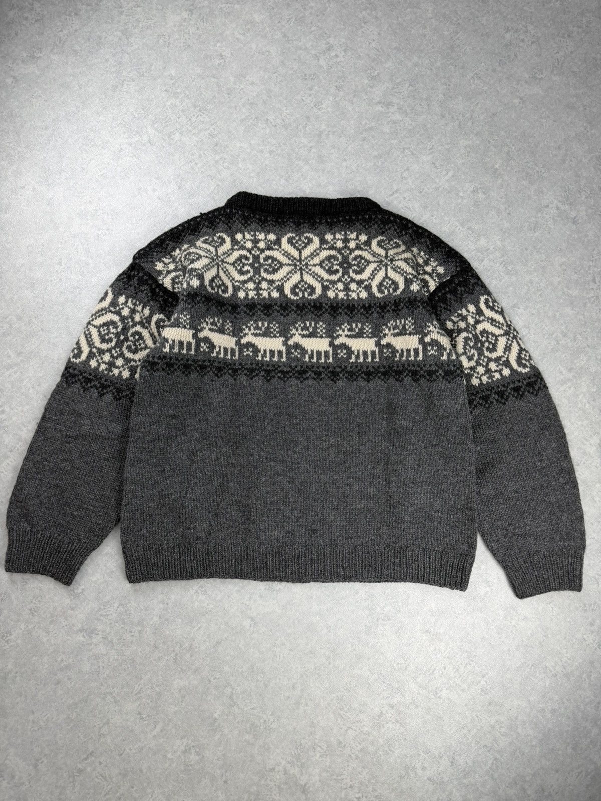 Vintage Vintage Saga Knit Norway Nordic Reindeer Wool Sweater Size US XL / EU 56 / 4 - 7 Thumbnail