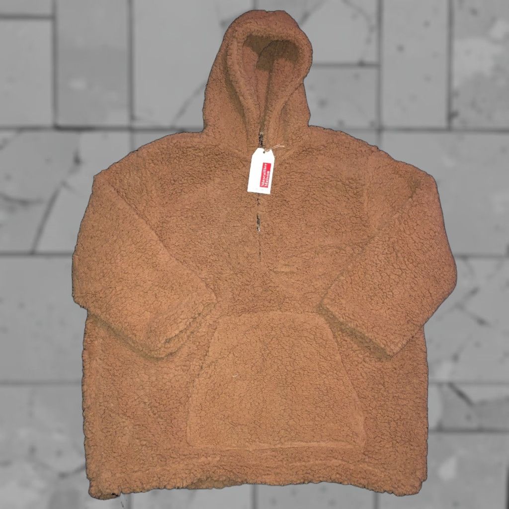 Vintage Mascallier Maison Jacket Womens Brown Fleece/Faux Fur Size 12 NEW Monkey Fleece Size XL / US 12-14 / IT 48-50 - 1 Thumbnail