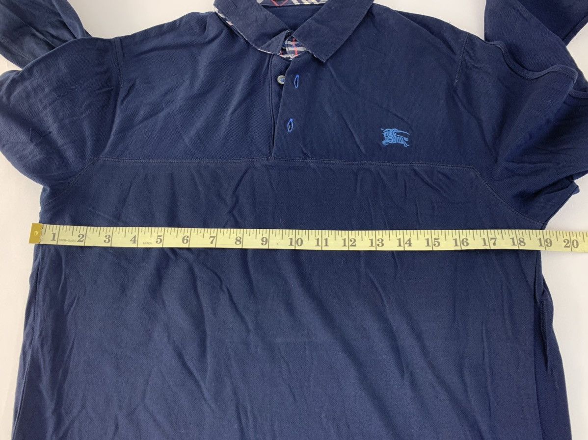 Burberry Hype Burberry Black Label Plain Polo Longsleeve Tee Size US M / EU 48-50 / 2 - 9 Thumbnail