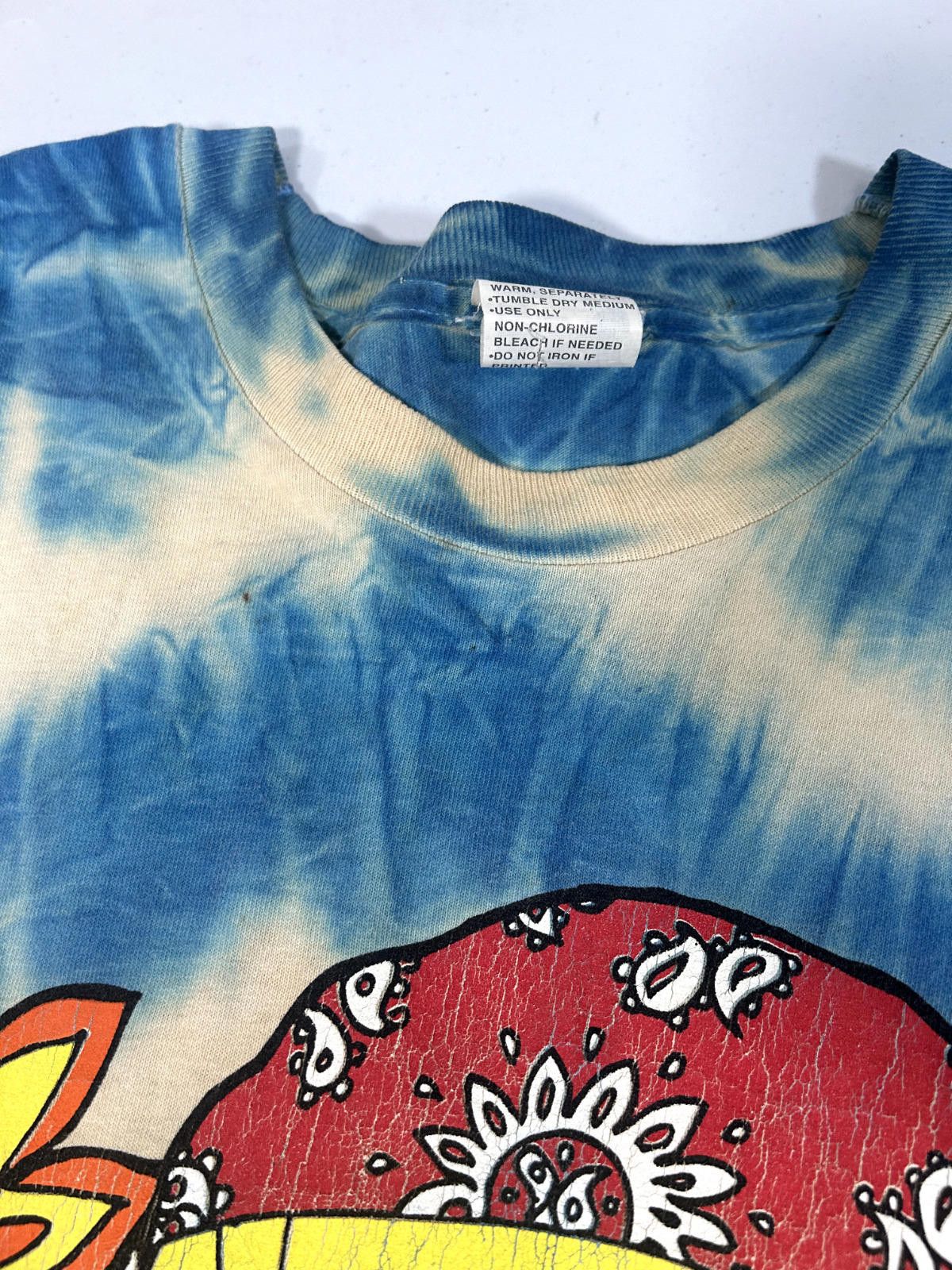 Designer Vtg 1994 Tweety Bird Looney Tunes Warner Brothers Tie Dye Size US L / EU 52-54 / 3 - 6 Thumbnail
