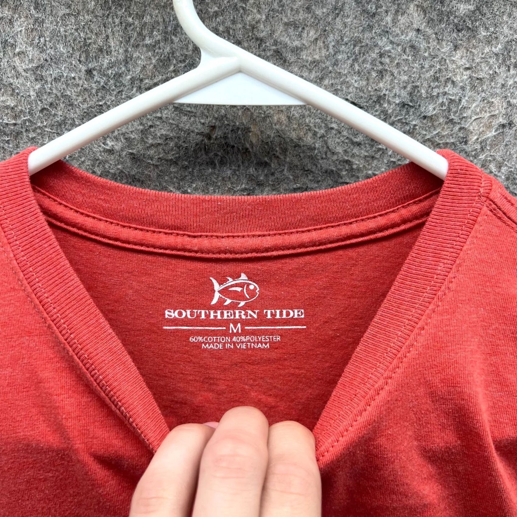 Southern Tide Southern Tide Shirt Men Medium Orange Crewneck Cotton Tee Shirt Fishing Bass Logo Short Sleeve T-Shirt Size US M / EU 48-50 / 2 - 7 Thumbnail