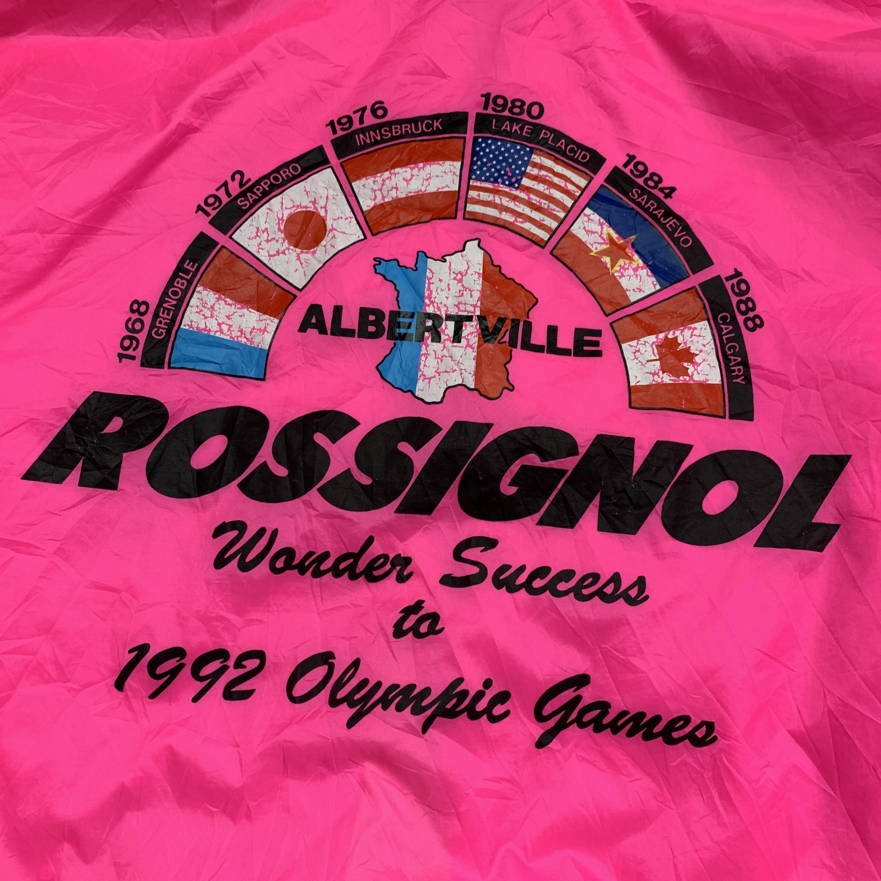 Vintage Vintage Rossignol Ski Racing Jacket 1992 Olympic Games Size US M / EU 48-50 / 2 - 2 Thumbnail