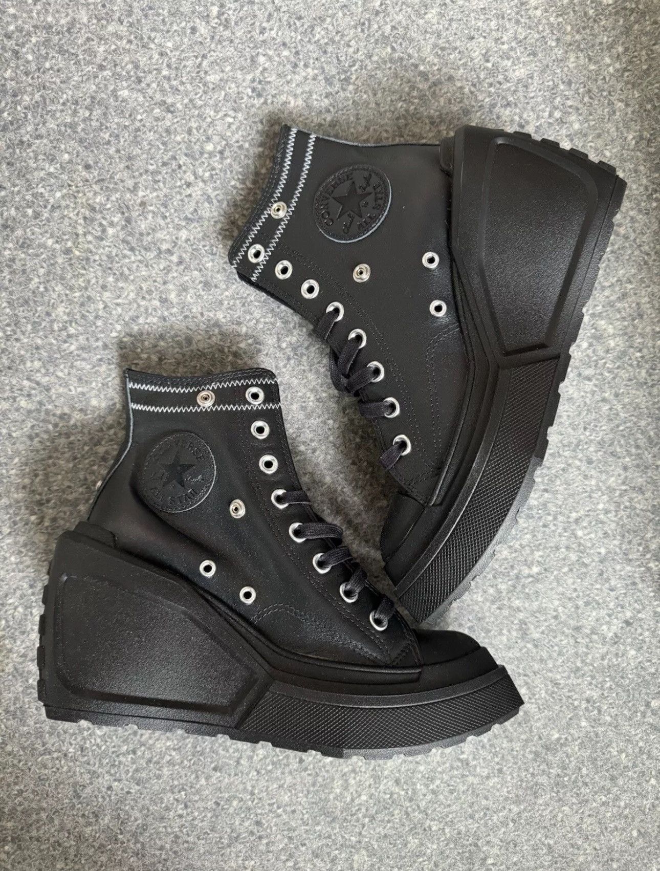 Converse × Martine Ali Converse x Martine Ali Chuck 70 De Luxe Chuck Black Wedge Size US 7.5 / IT 37.5 - 13 Thumbnail