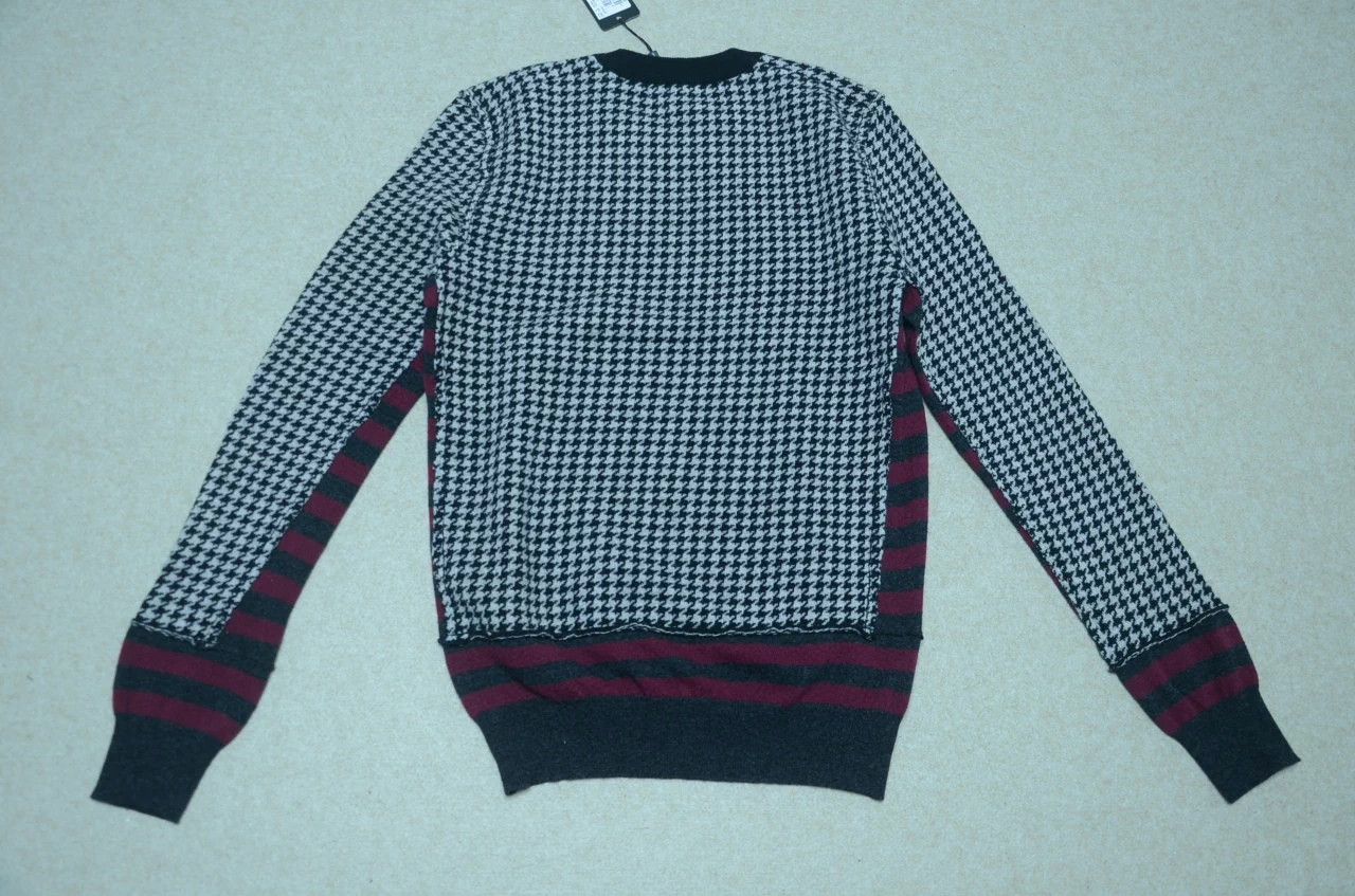Dolce & Gabbana DG Houndstooth Panelled Sweater Jacket 48 Size US M / EU 48-50 / 2 - 5 Thumbnail