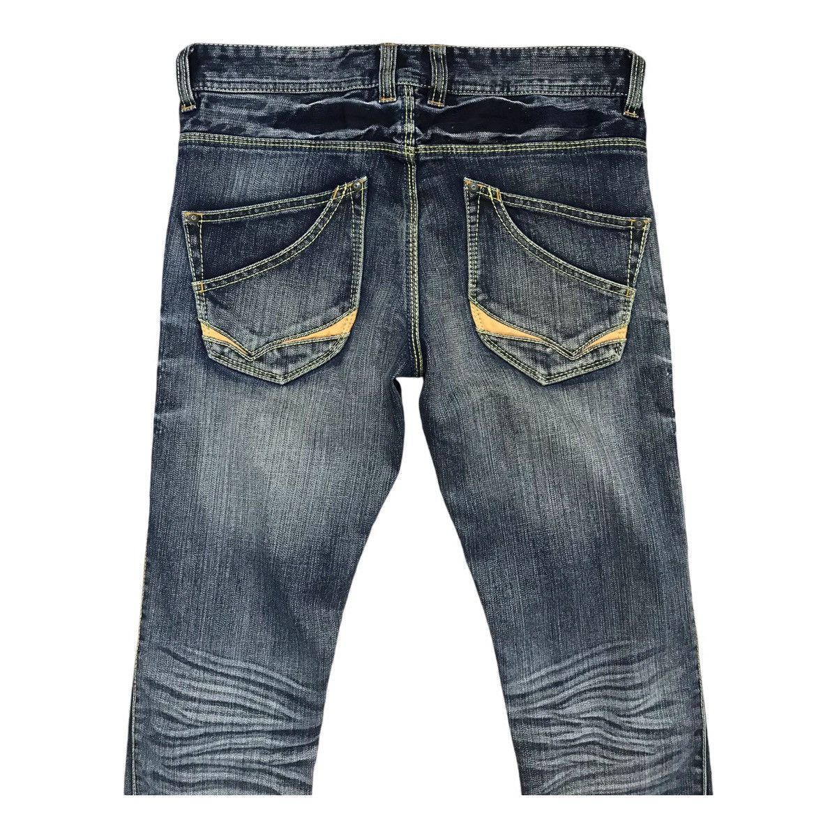 If Six Was Nine × Japanese Brand × Le Grande Bleu (L.G.B.) Flare Nicole Club For Men Denim Pant Size US 32 / EU 48 - 6 Thumbnail