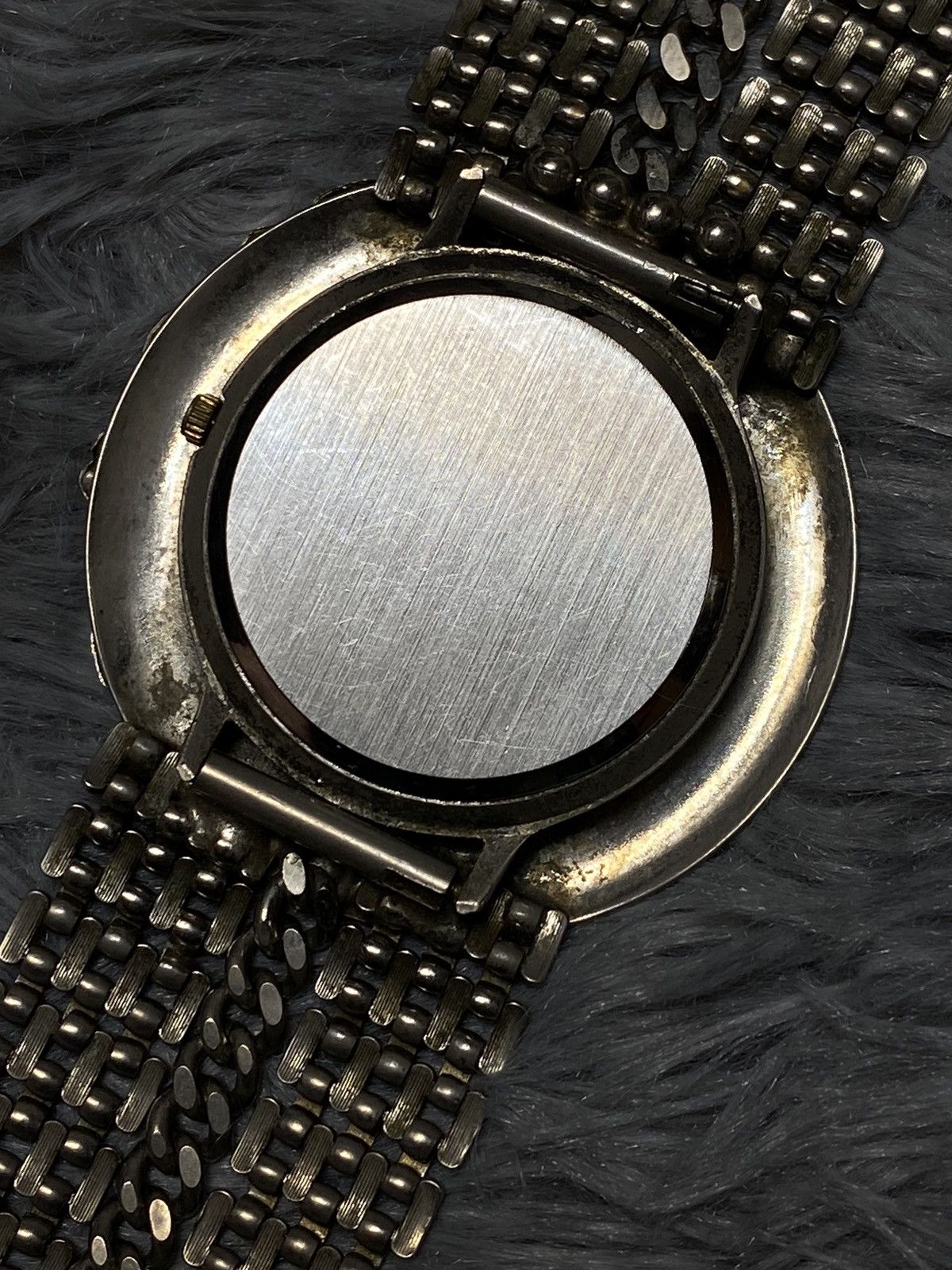 Vintage Floral Silver Mesh Watch - Japanese Brand Size ONE SIZE - 9 Thumbnail