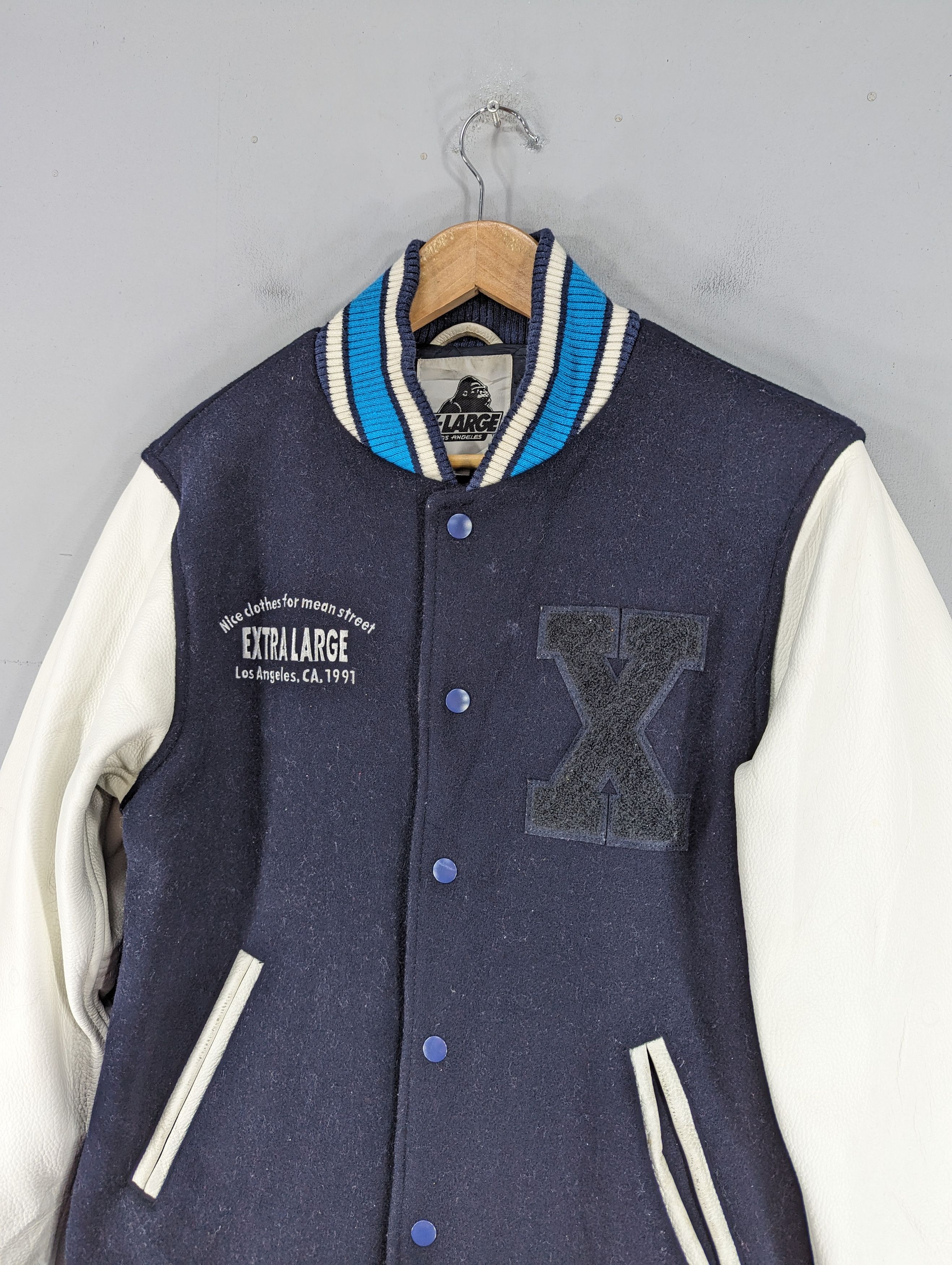 Xlarge 🔥RARE🔥Xlarge Los Angeles Sleeve Leather Varsity Jacket Size US M / EU 48-50 / 2 - 4 Thumbnail