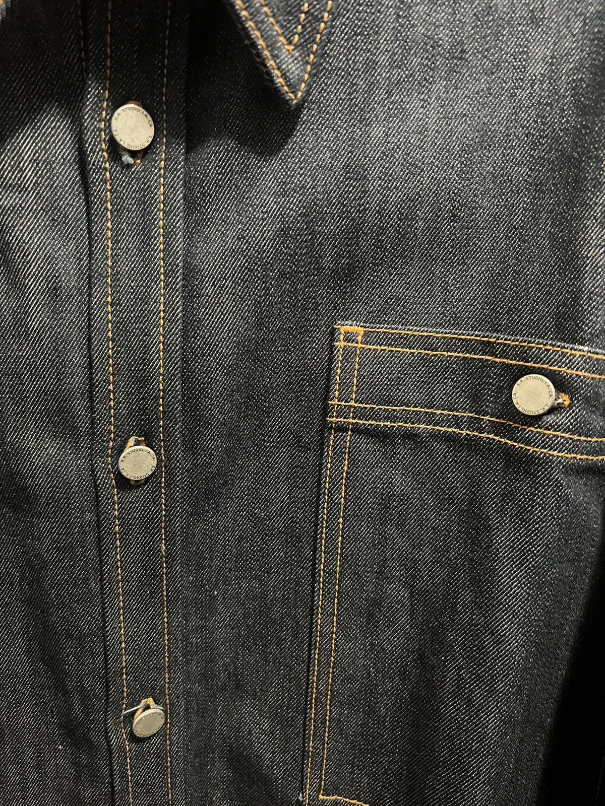 Sterling Ruby Sterling Ruby Denim Oversized Shirt Size US L / EU 52-54 / 3 - 3 Thumbnail