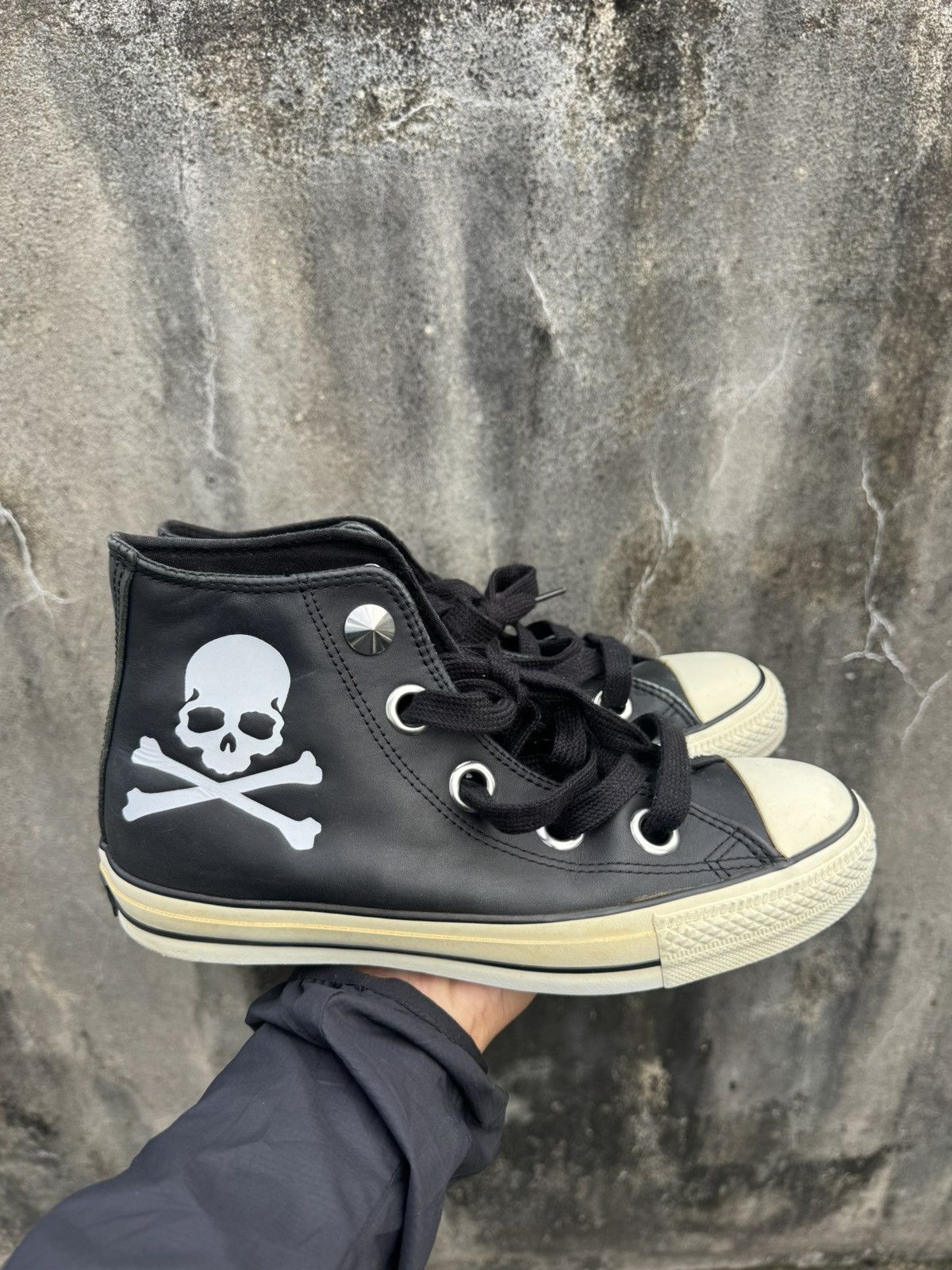 Converse × Mastermind Japan Mastermind Japan x Converse All Star Leather Size US 7.5 / EU 40-41 - 3 Thumbnail