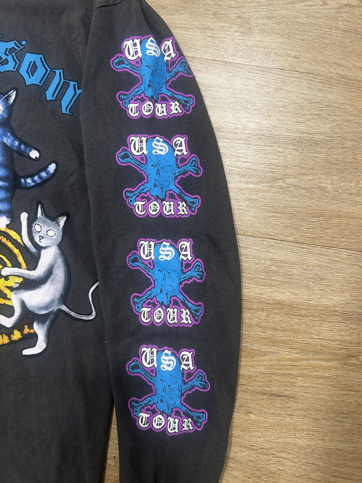 Osamason psychotic cat long sleeve Size US S / EU 44-46 / 1 - 2 Thumbnail