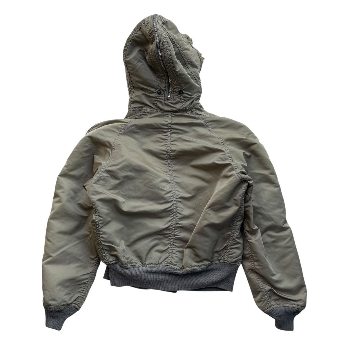Alpha Industries Vintage Alpha Industries Bombers Hoodie Flight Jacket Size US M / EU 48-50 / 2 - 14 Thumbnail