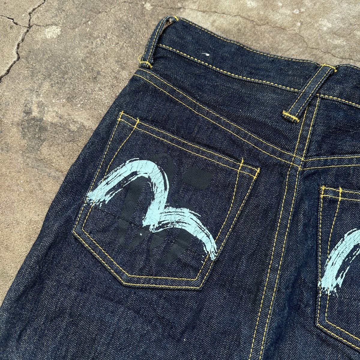 Evisu × Japanese Brand Vintage Evisu Japan Denim Mini Skirt Size 25" / US 0 / IT 36 - 6 Thumbnail