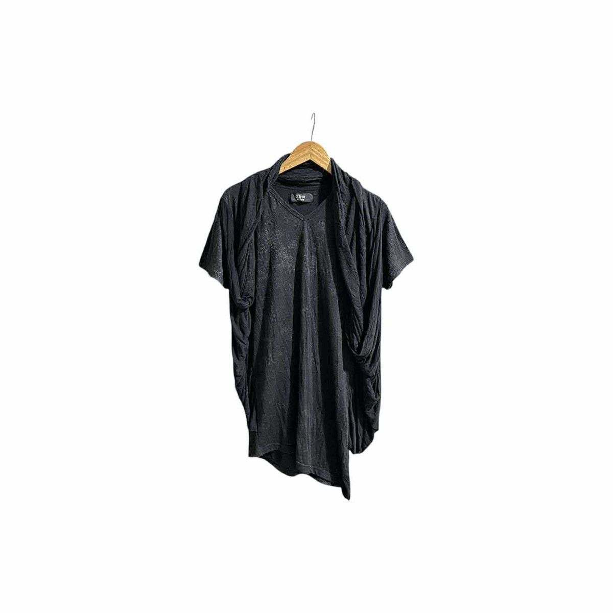 If Six Was Nine 🔥Rare Y2K X’Frm Asymmetric Raw Edge Draped Layered Shirt Size US M / EU 48-50 / 2 - 3 Thumbnail