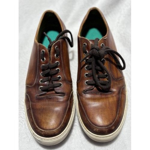 Magnanni Magnanni Men’s Leather Sneaker Shoes Size US 8.5 M Low Top B Size US 8.5 / EU 41-42 - 2 Thumbnail