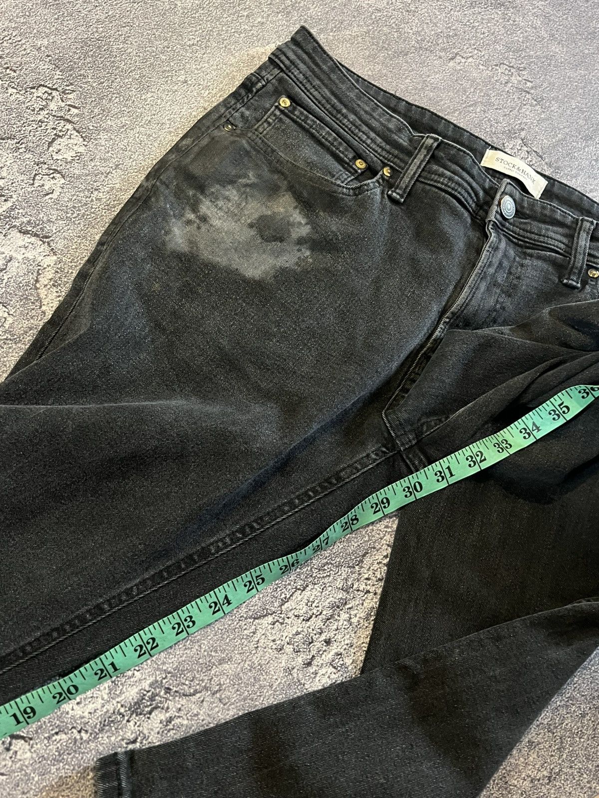 Vintage Japanese Dark Avant Garde / Underground Y2K Slim / Faded 90 Size US 36 / EU 52 - 9 Thumbnail
