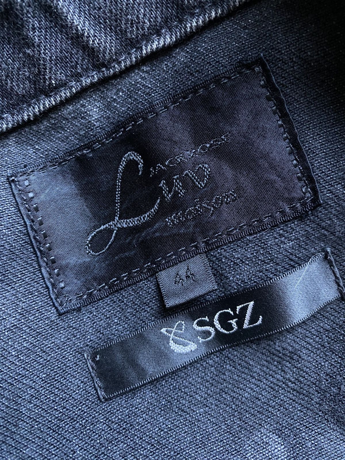 JACKROSE Luv Maison x Jack Rose Archive Faded Black Denim Jacket Size US M / EU 48-50 / 2 - 2 Thumbnail