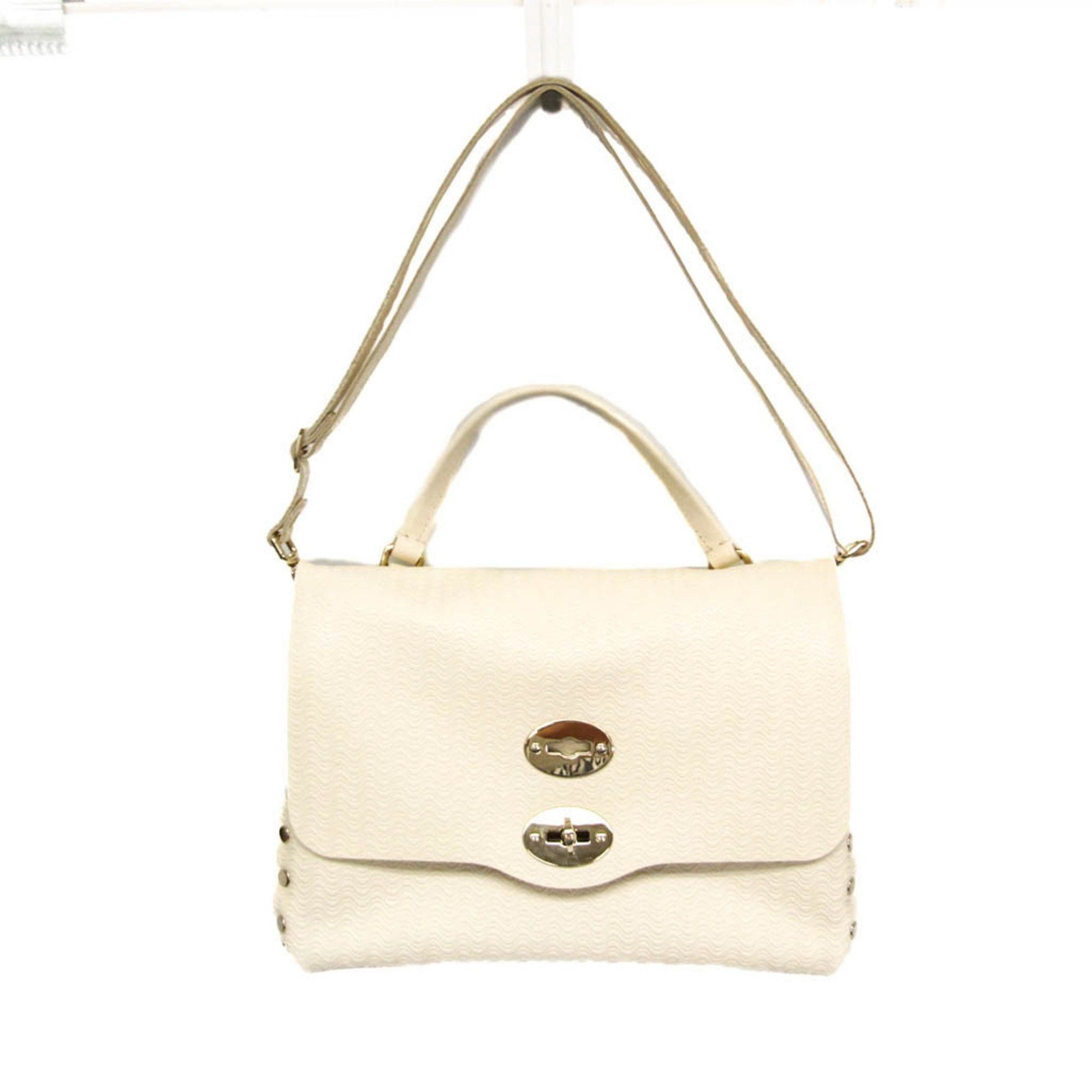 Zanellato Zanellato Postina S 06138 Men,Women Leather Handbag,Shoulder Bag White Size ONE SIZE - 1 Thumbnail
