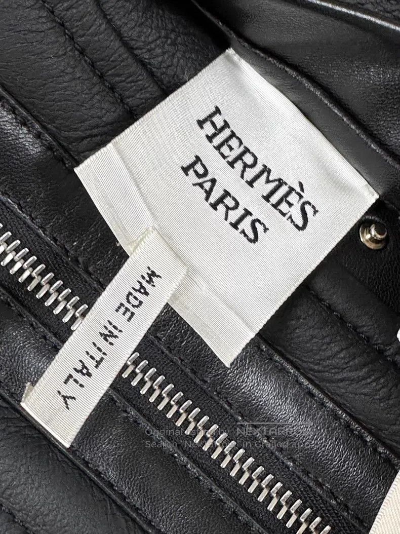 Hermes Hermes Black Leather and Fur Two-way Wear Vest Size XS / US 0-2 / IT 36-38 - 3 Thumbnail