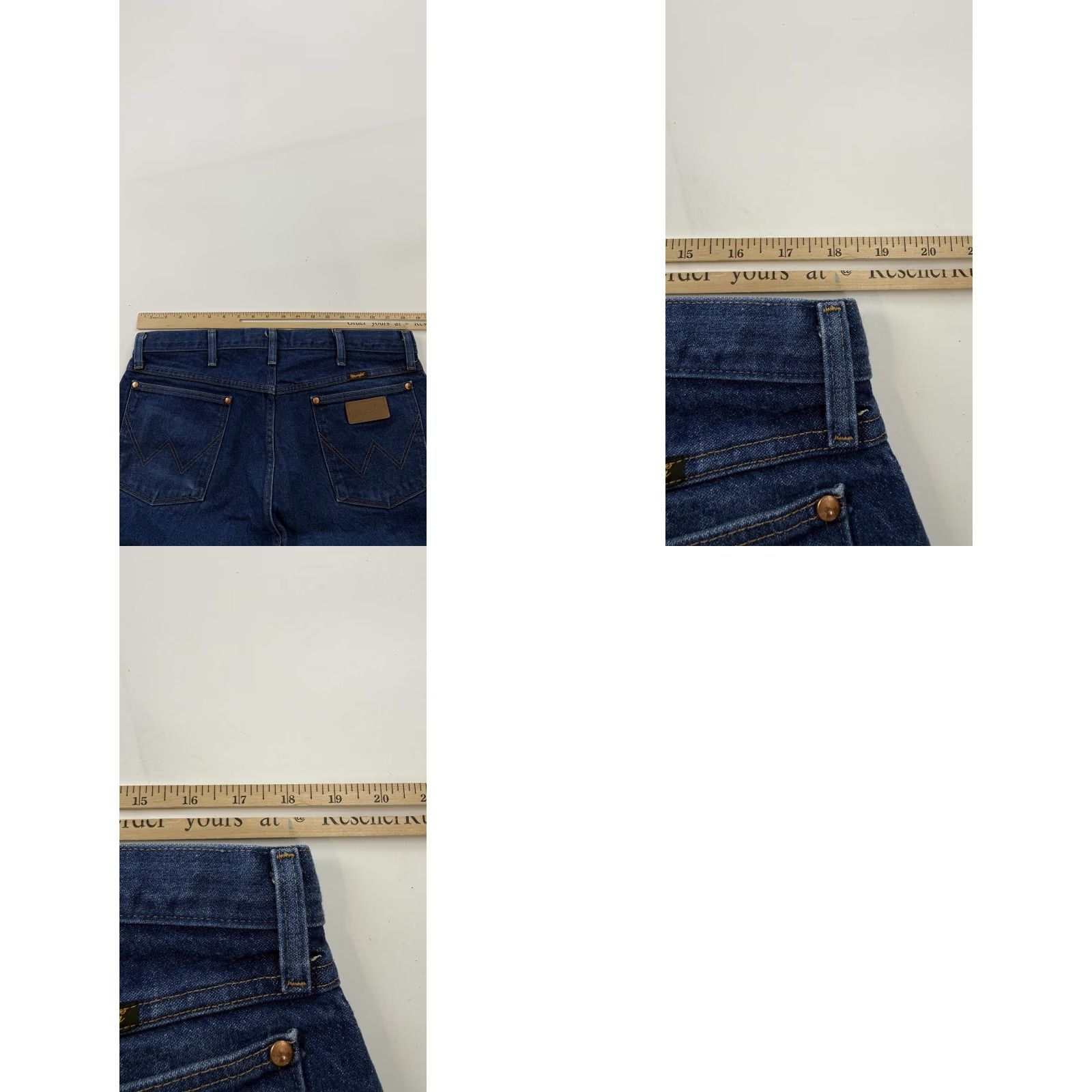 Wrangler VINTAGE Wrangler Denim Jeans Mens 38x31 Blue Cowboy Cut Bootcut Five Pocket Zipper Fly Wrangler Jeans Mens Medium Blue Cowbo y Cut Size US 38 / EU 54 - 8 Thumbnail