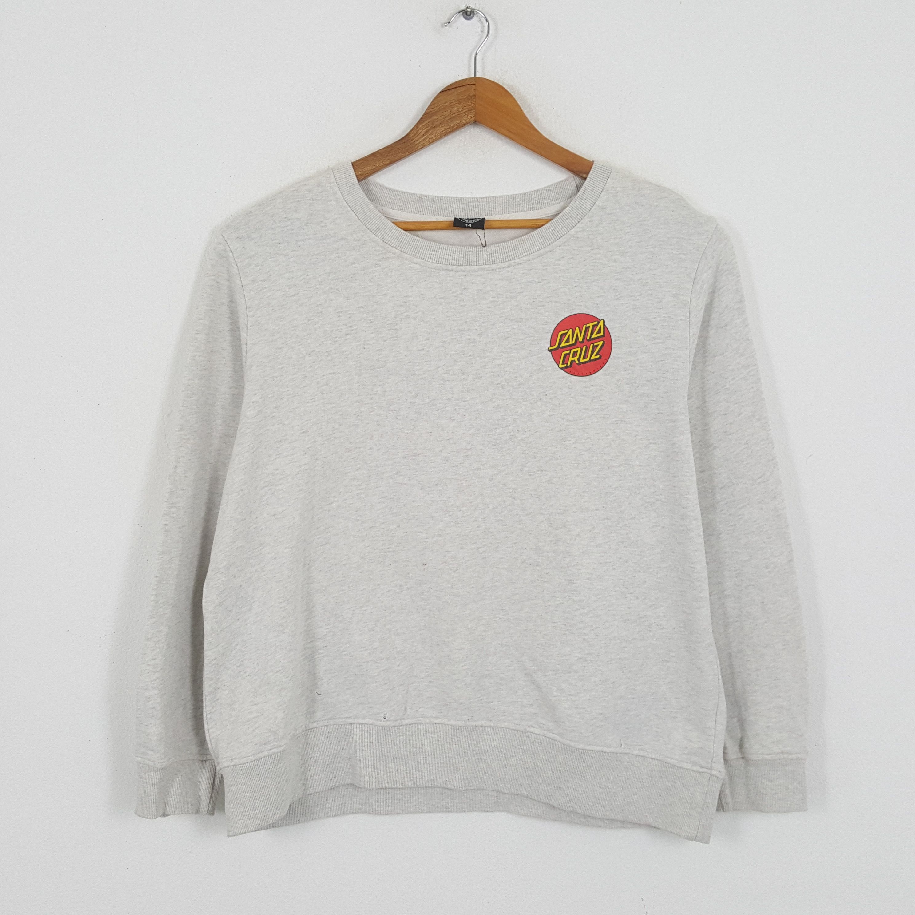 Santa Cruz Skateboards × Vintage Vintage SANTA CRUZ SKATEBOARDS Skateboard Style Sweatshirts Size US XL / EU 56 / 4 - 3 Thumbnail