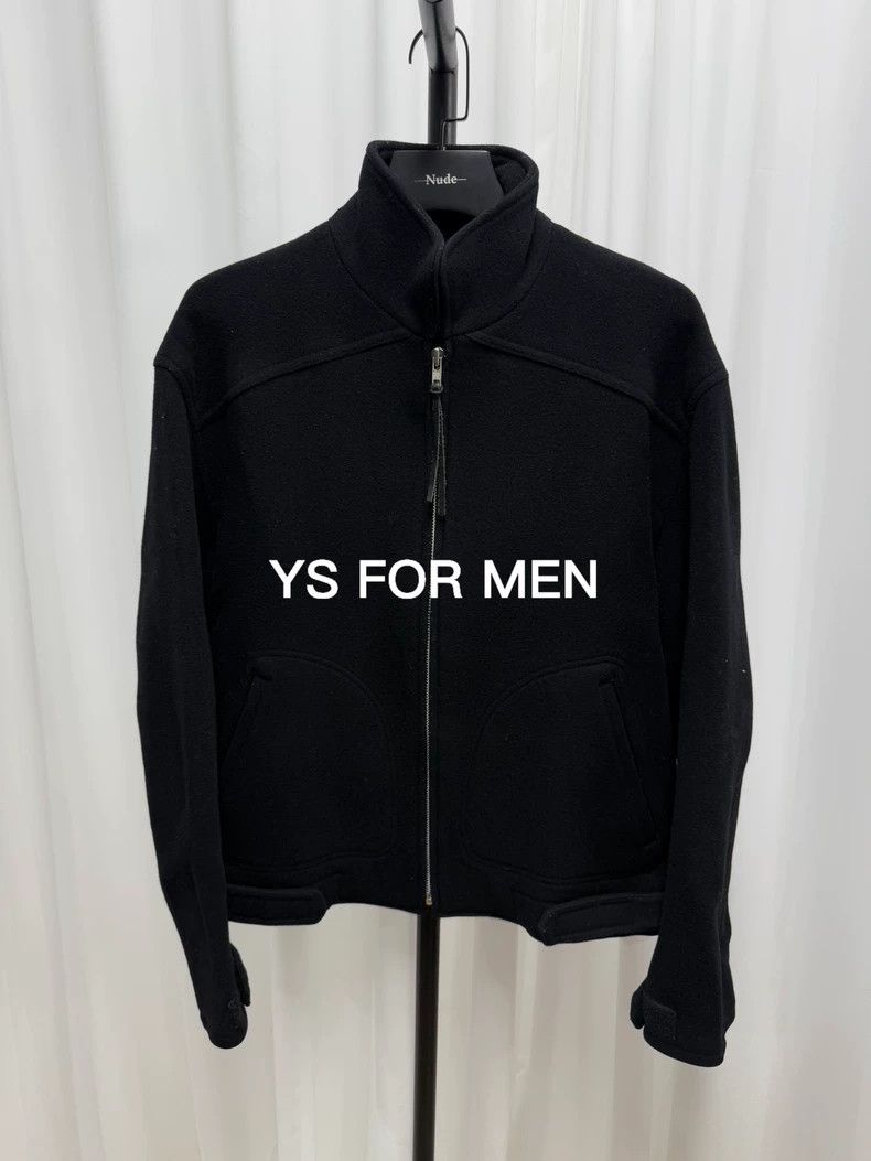 Yohji Yamamoto yohji yamamoto size os Heavy wool jacket with stand-up col Size US M / EU 48-50 / 2 - 1 Thumbnail