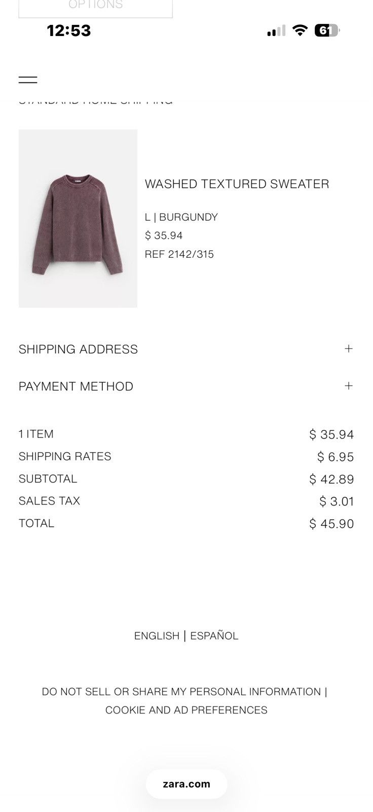 Zara Red zara ribbed brushed sweater Size US L / EU 52-54 / 3 - 6 Thumbnail