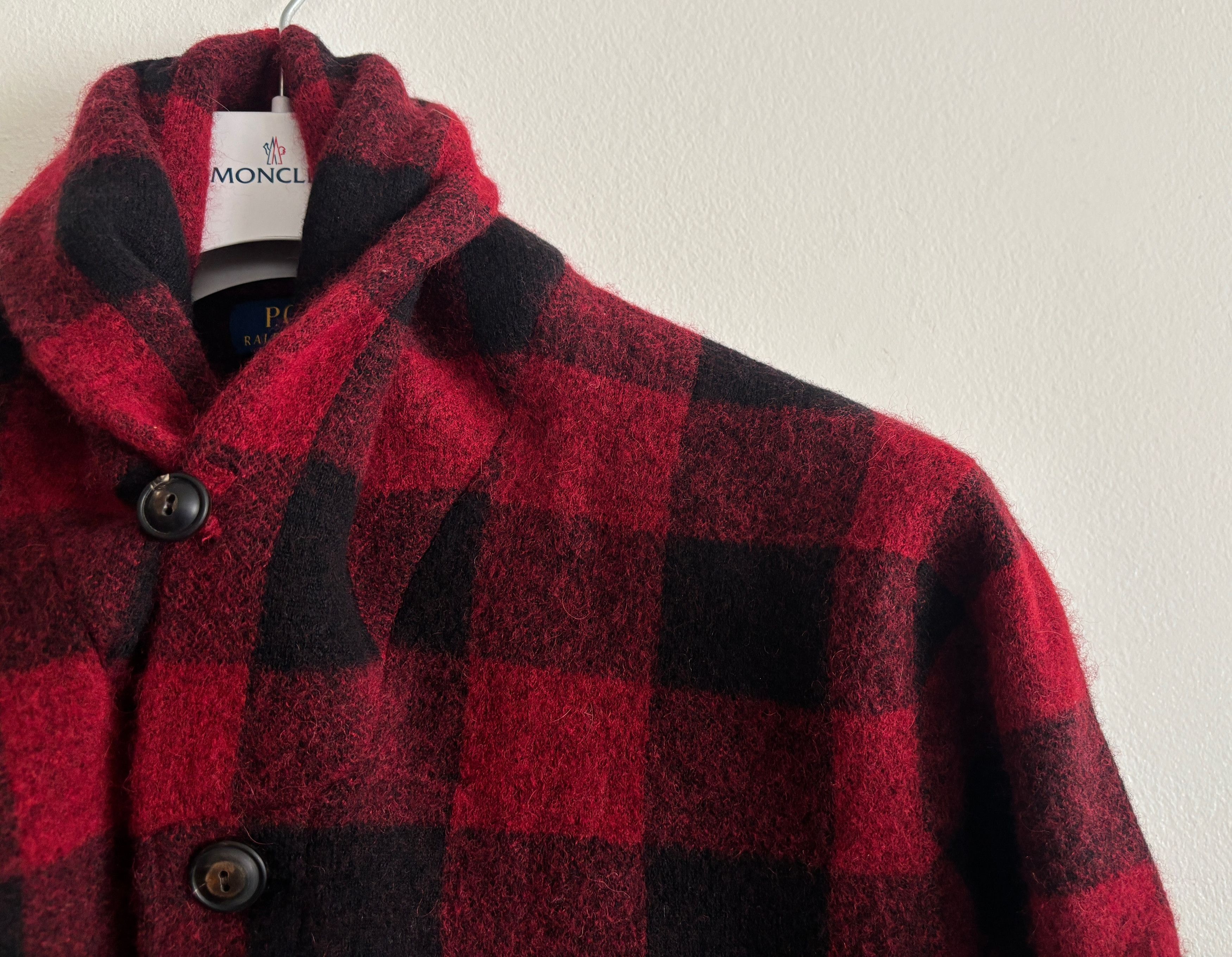 Polo Ralph Lauren $448 Skeet Buffalo Plaid Wool Shawl Collar Cardigan - Medium Size US M / EU 48-50 / 2 - 5 Thumbnail