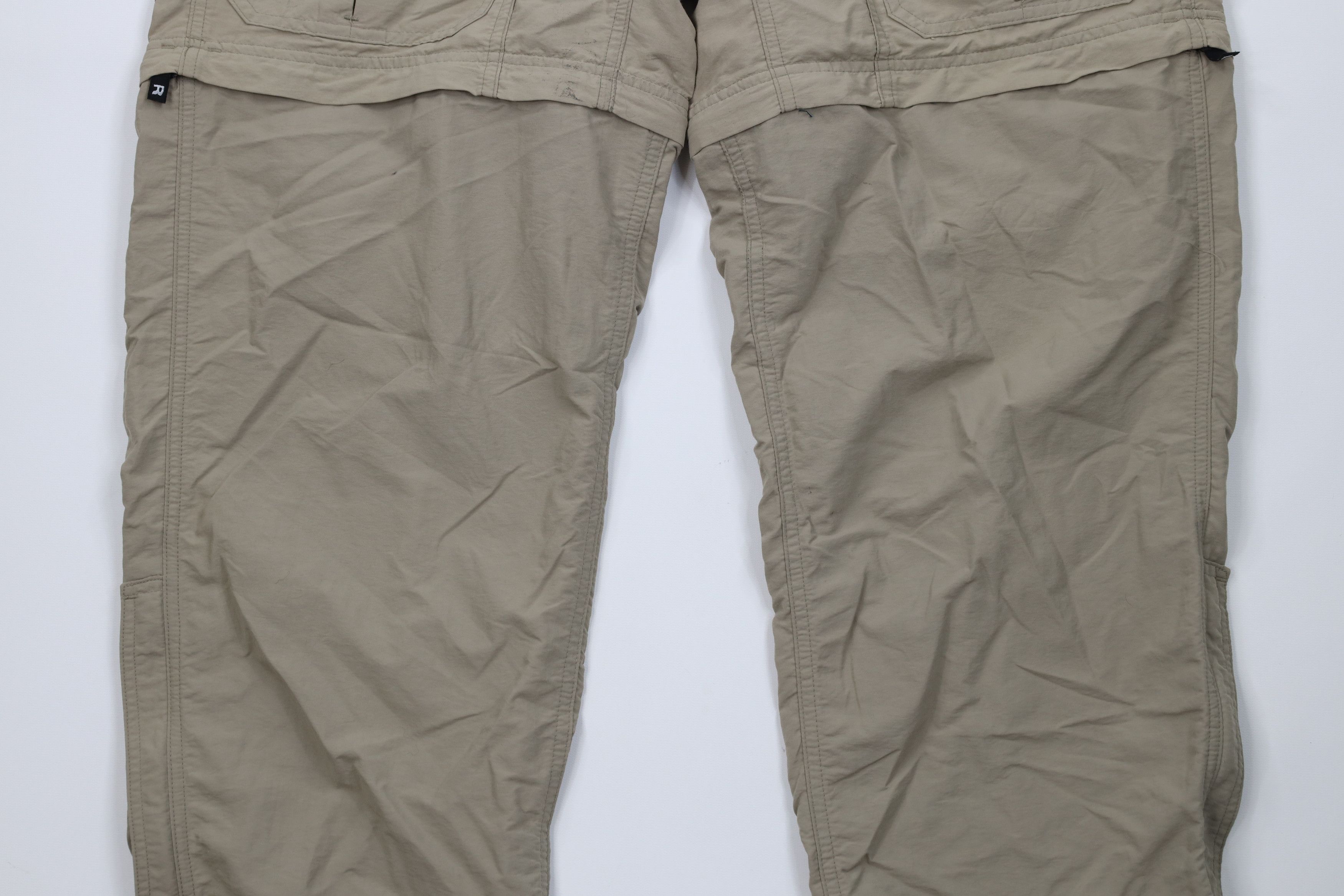 L.L. Bean Vintage LL Bean Convertible Cargo Pants Shorts Beige Nylon Size 36" / US 14 / IT 50 - 3 Thumbnail