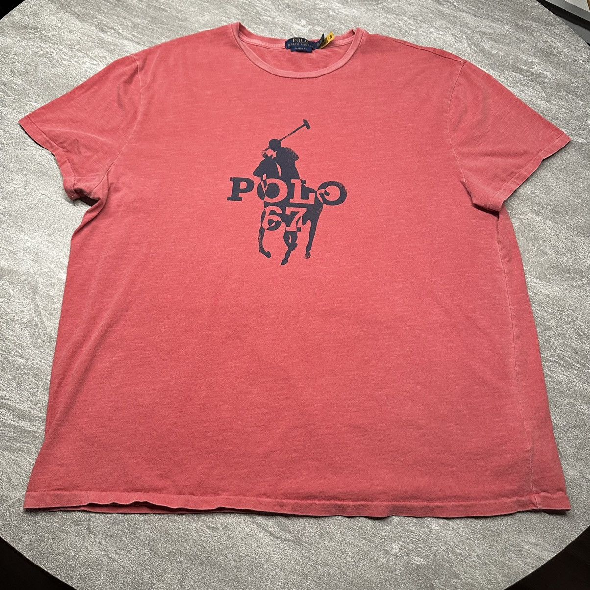 Polo Ralph Lauren Polo Ralph Lauren Big Pony RL67 T-Shirt Classic Fit Printed Size US XL / EU 56 / 4 - 1 Thumbnail