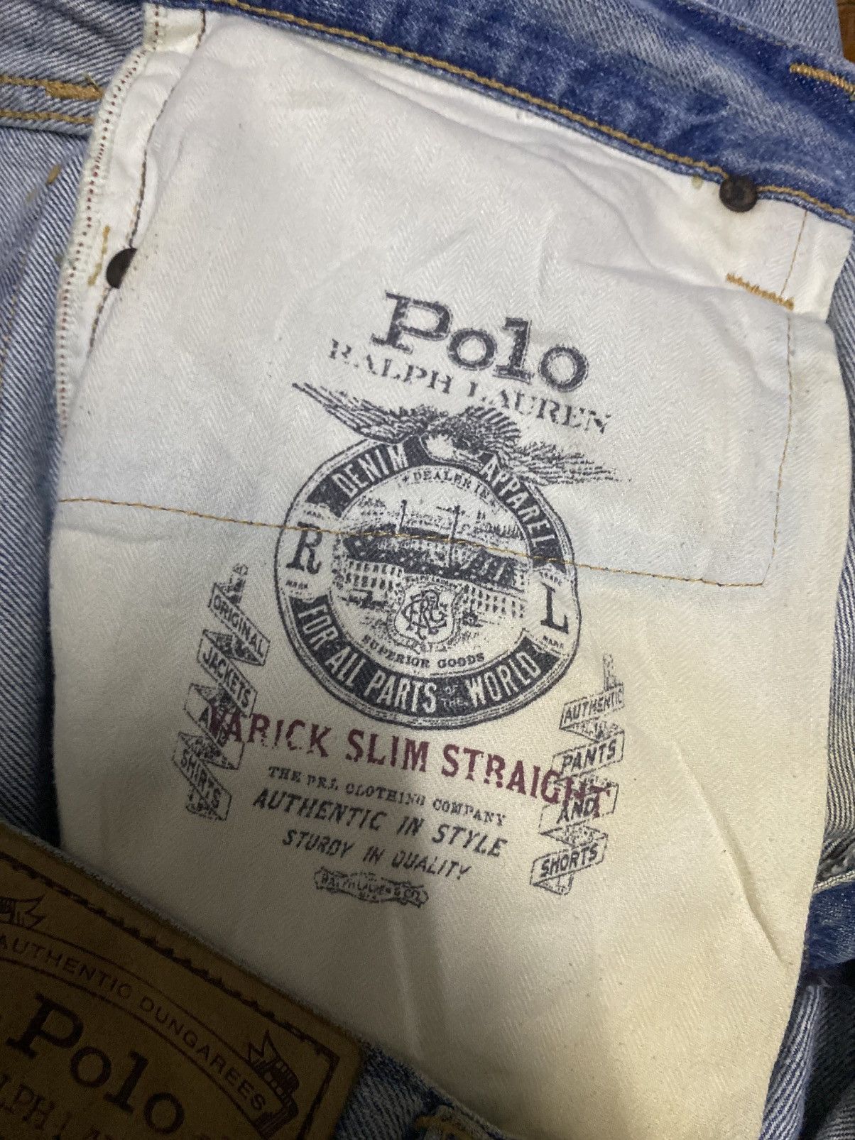 Polo Ralph Lauren × Vintage Vintage Denim Polo Ralph Lauren 90s distressed Size US 37 - 12 Thumbnail