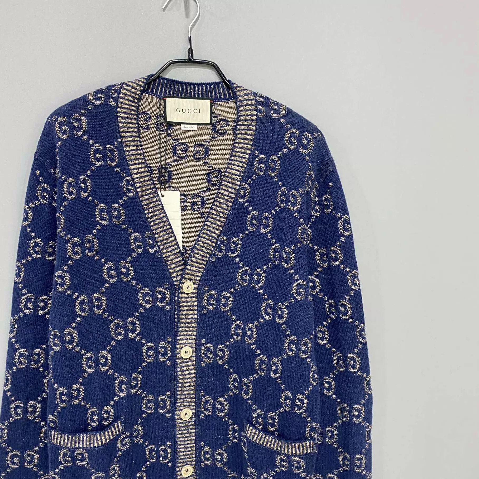 Gucci GUCCI jacquard all-over print knit cardigan XS Size US XS / EU 42 / 0 - 2 Thumbnail