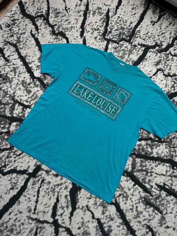 Other Vintage Lake T-shirt Canadian USA Blue 1994 XL Size US XL / EU 56 / 4 - 2 Thumbnail
