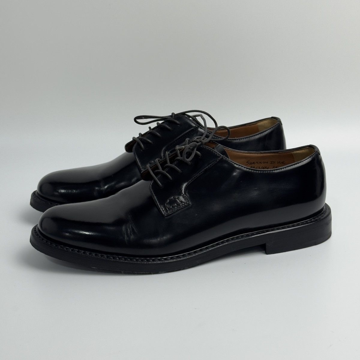 Church's Church’s Shannon 2 WR Derby Polished Black Womens Shoes🖤🔥 Size US 8 / IT 38 - 9 Thumbnail
