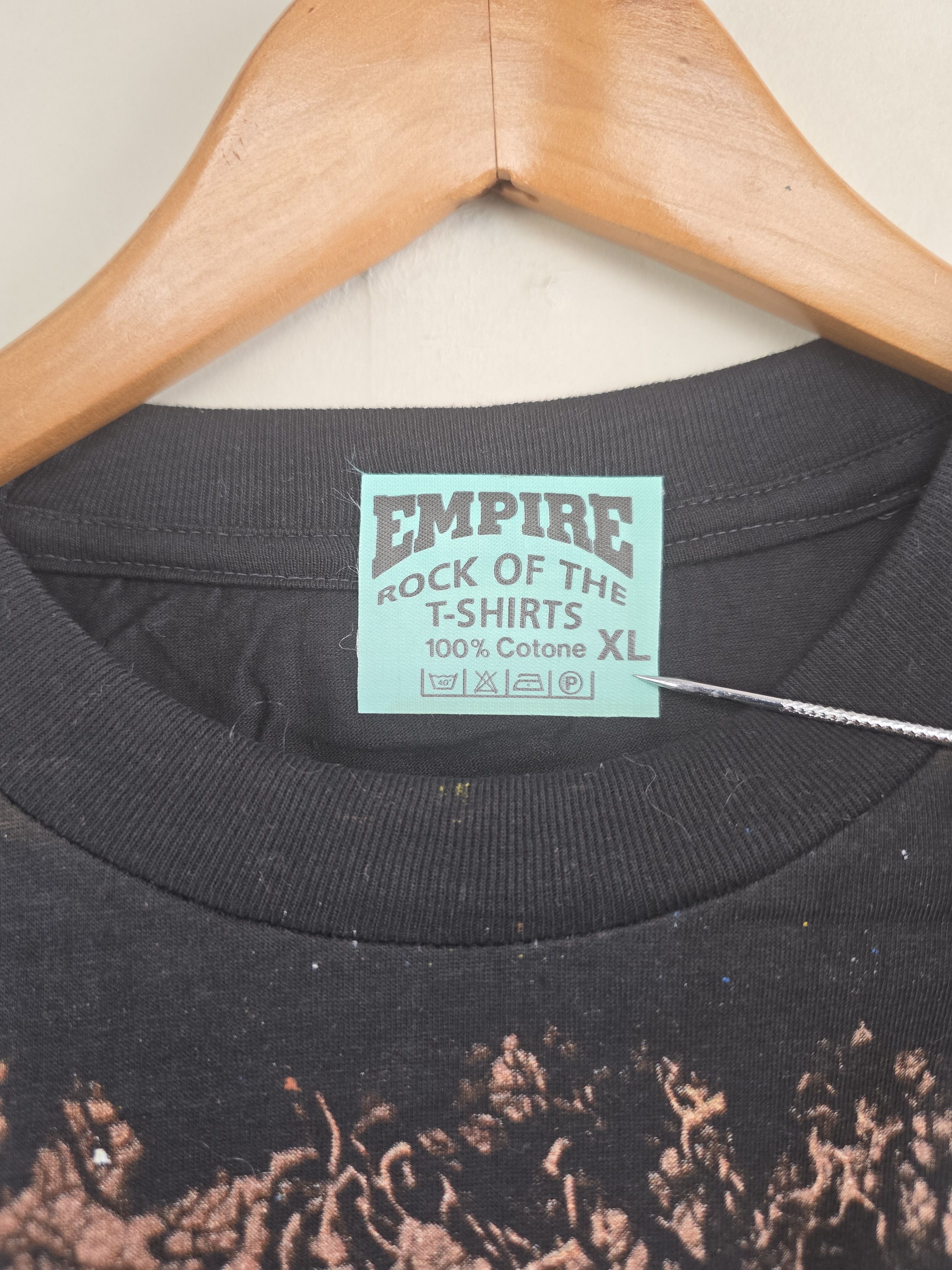 Band Tees × Vintage 90s Entombed Left hand path full print by Empire XL 23" 30" Size US XL / EU 56 / 4 - 4 Thumbnail