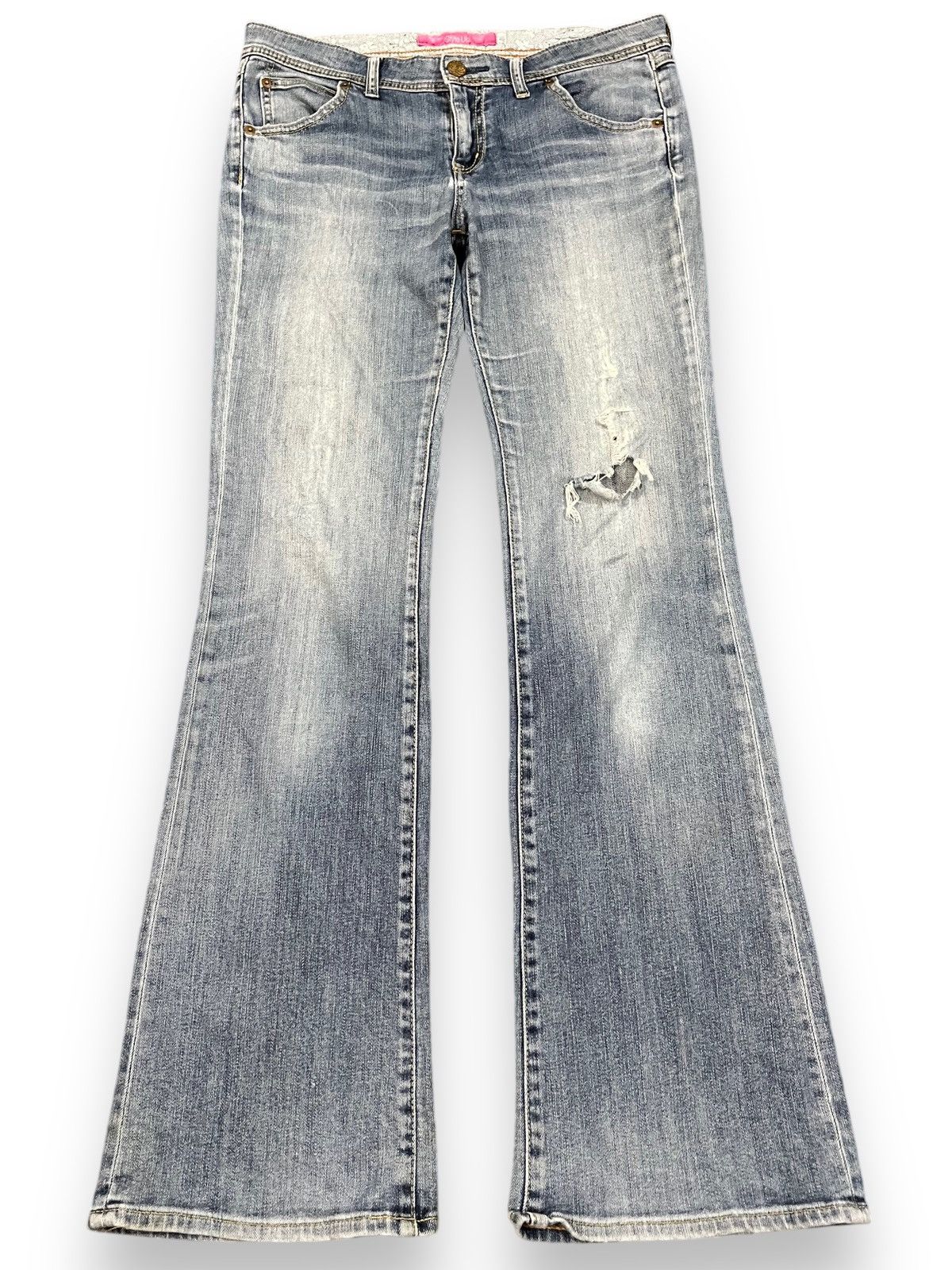 Jun Takahashi Vintage Uniqlo Style Up Flare Denim Size US 34 / EU 50 - 1 Thumbnail