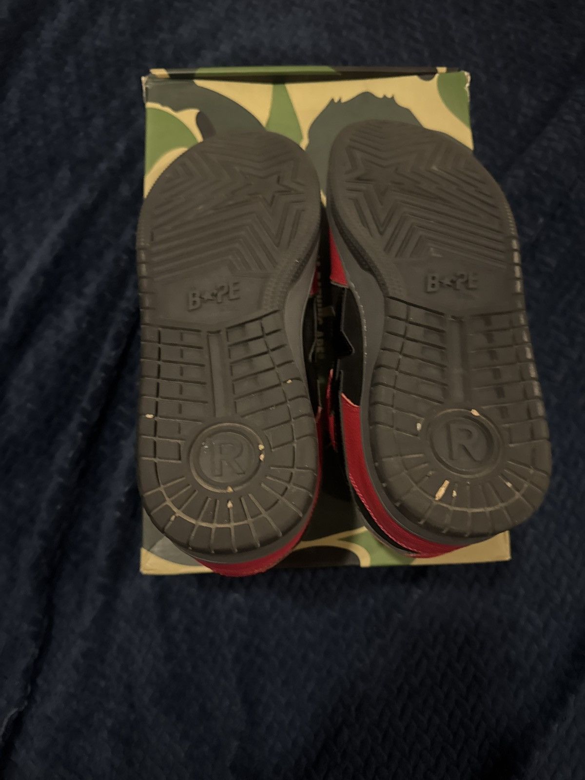 Bape Red And Black Bape Sk8sta Size US 10 / EU 43 - 5 Thumbnail