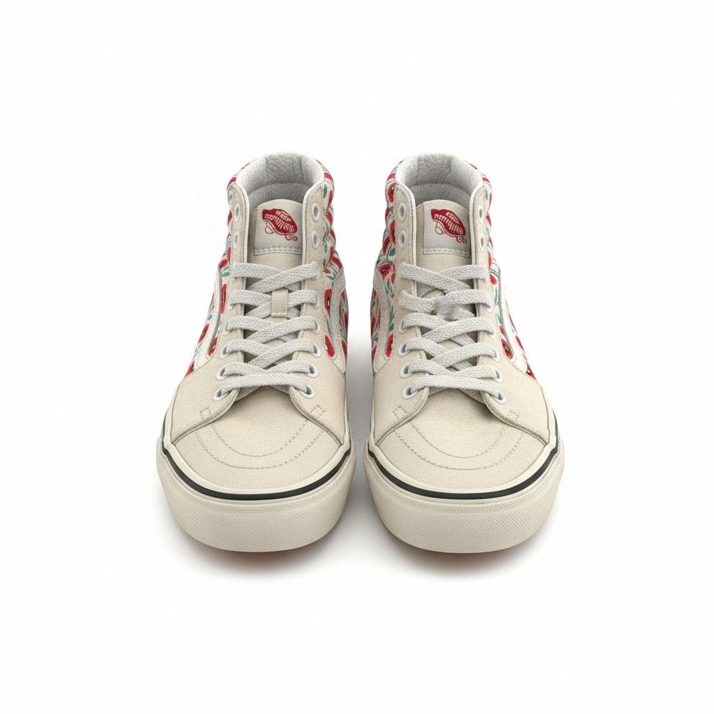 Banana Republic Vans Sk8 Hi Floral High Top Sneakers Womens 5.5 Mens 4 Size US 5.5 / IT 35.5 - 2 Thumbnail