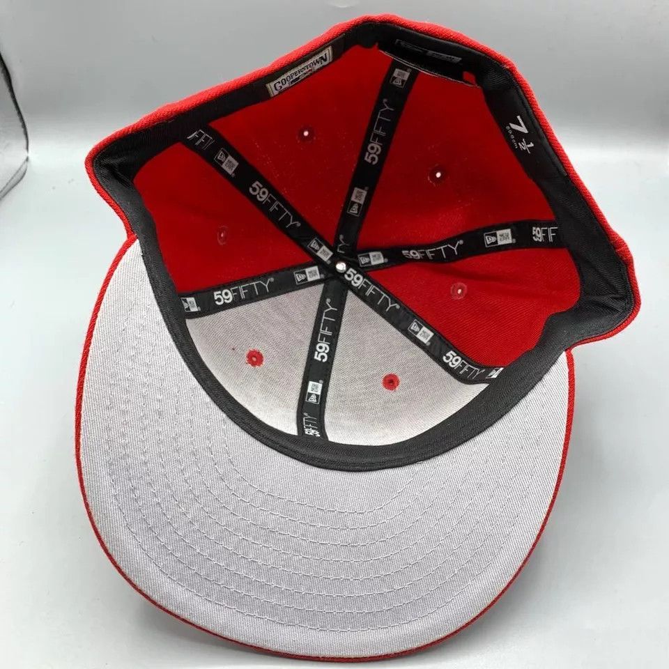 New Era Philadelphia Phillies Hat Men 7 1/2 59Fifty New Era Fitted Size ONE SIZE - 5 Thumbnail