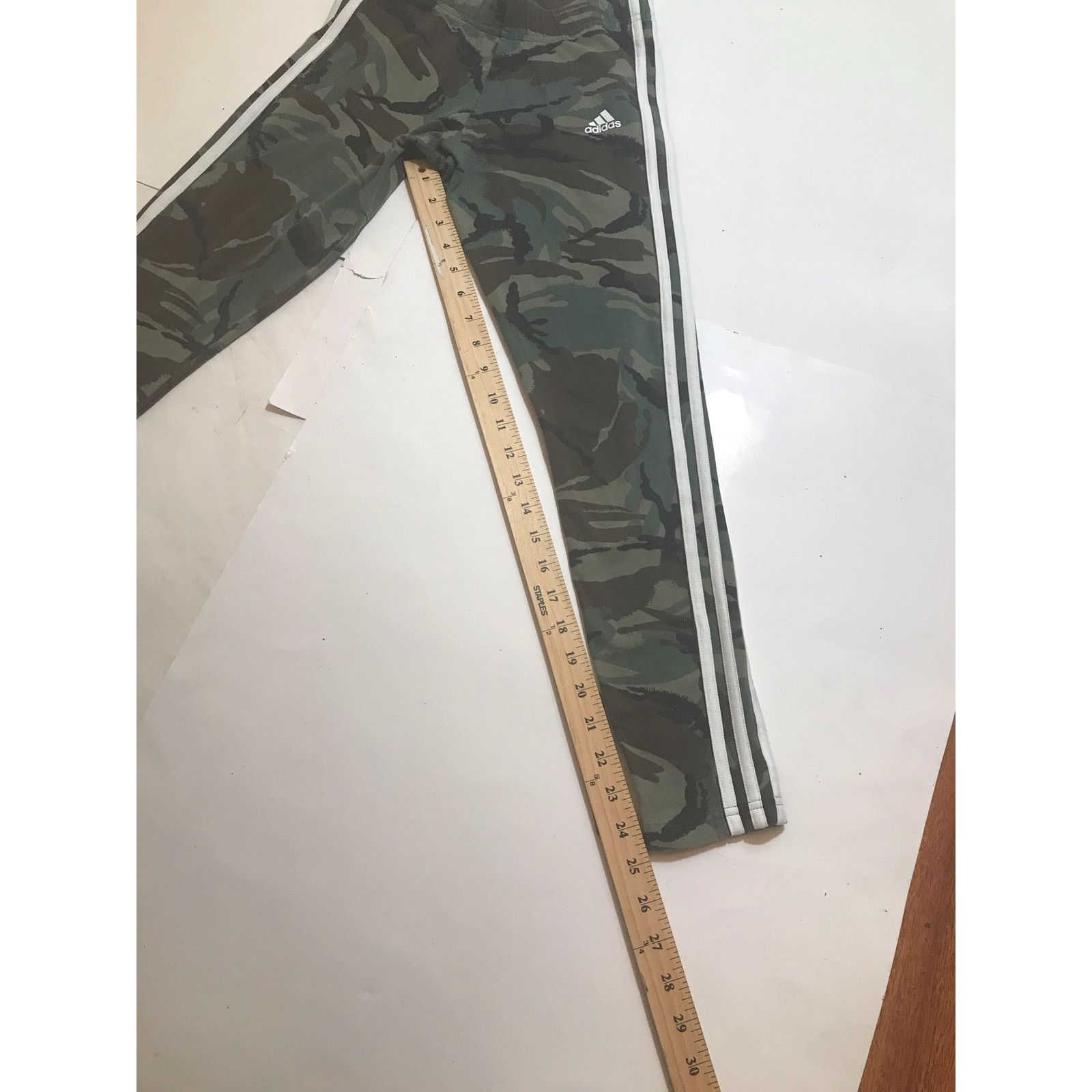 Adidas ADIDAS Camo Leggings Women's XS Size 22" - 4 Thumbnail