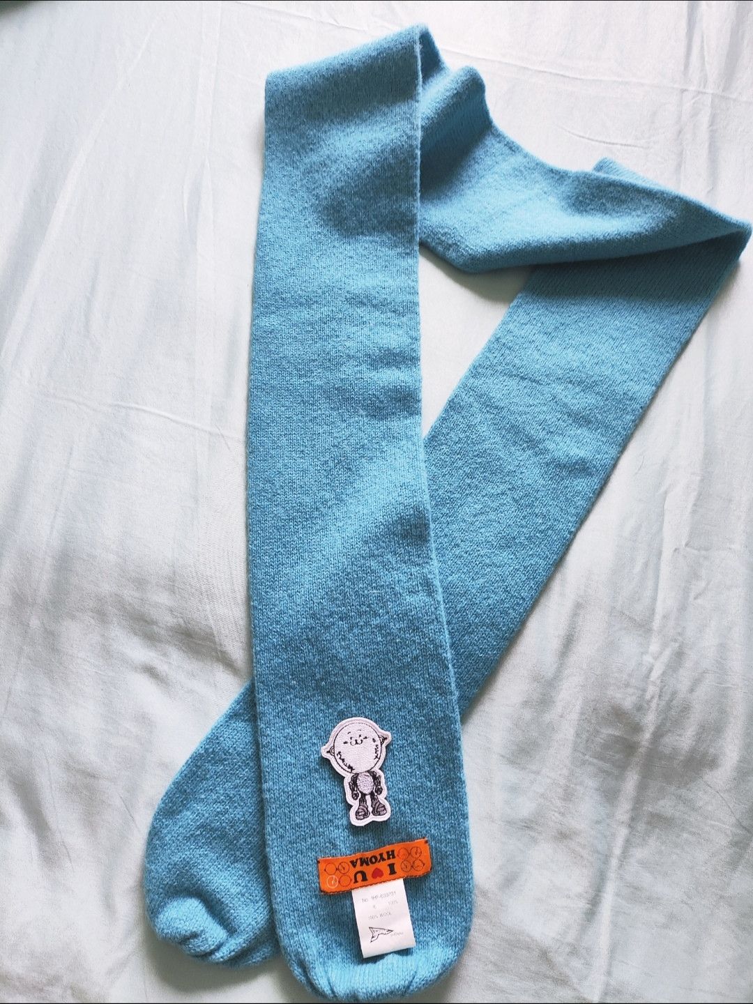 20471120 I love hyoma blue scarf Size ONE SIZE - 1 Thumbnail
