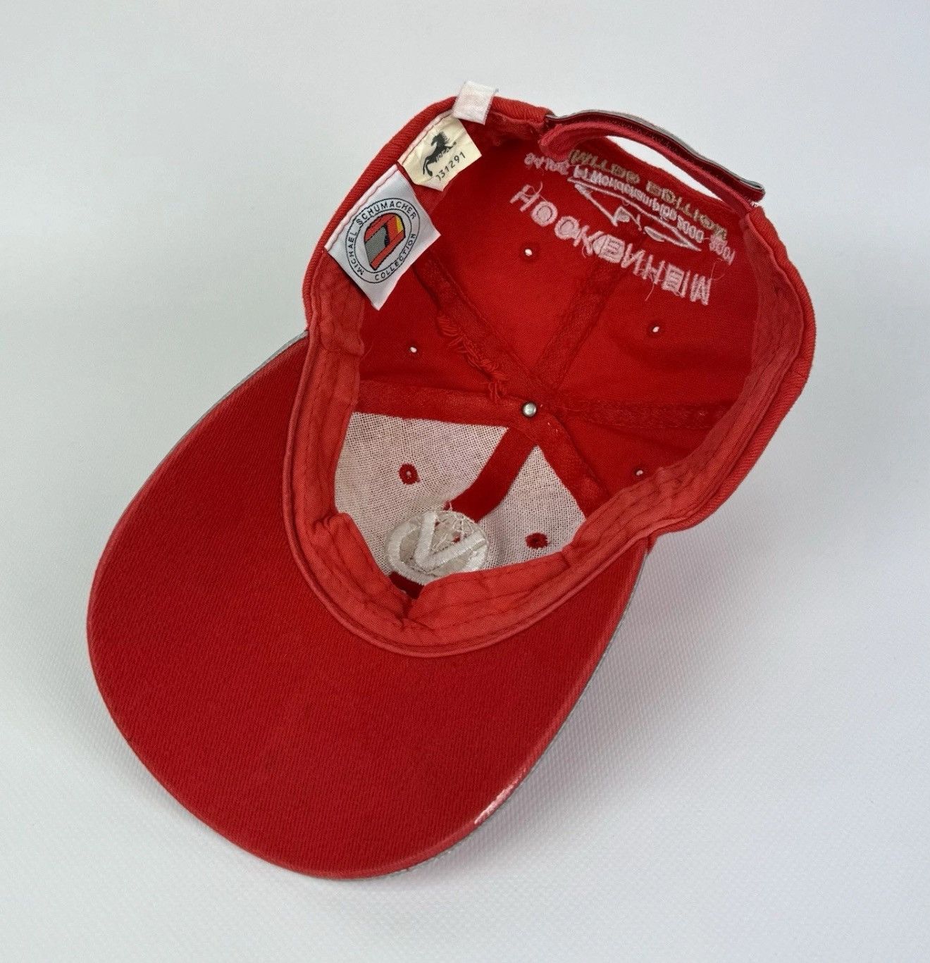 Ferrari Ferrari Michael Schumacher World Champion Racing Cap Hat Red Size ONE SIZE - 7 Thumbnail