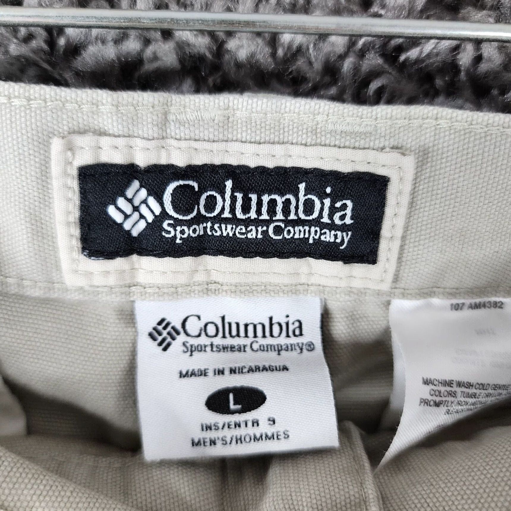 Vintage Columbia Mens Cargo Shorts Beach Hiking Camping Beige Size L Regular Waist 36in Men Size US 33 - 3 Thumbnail
