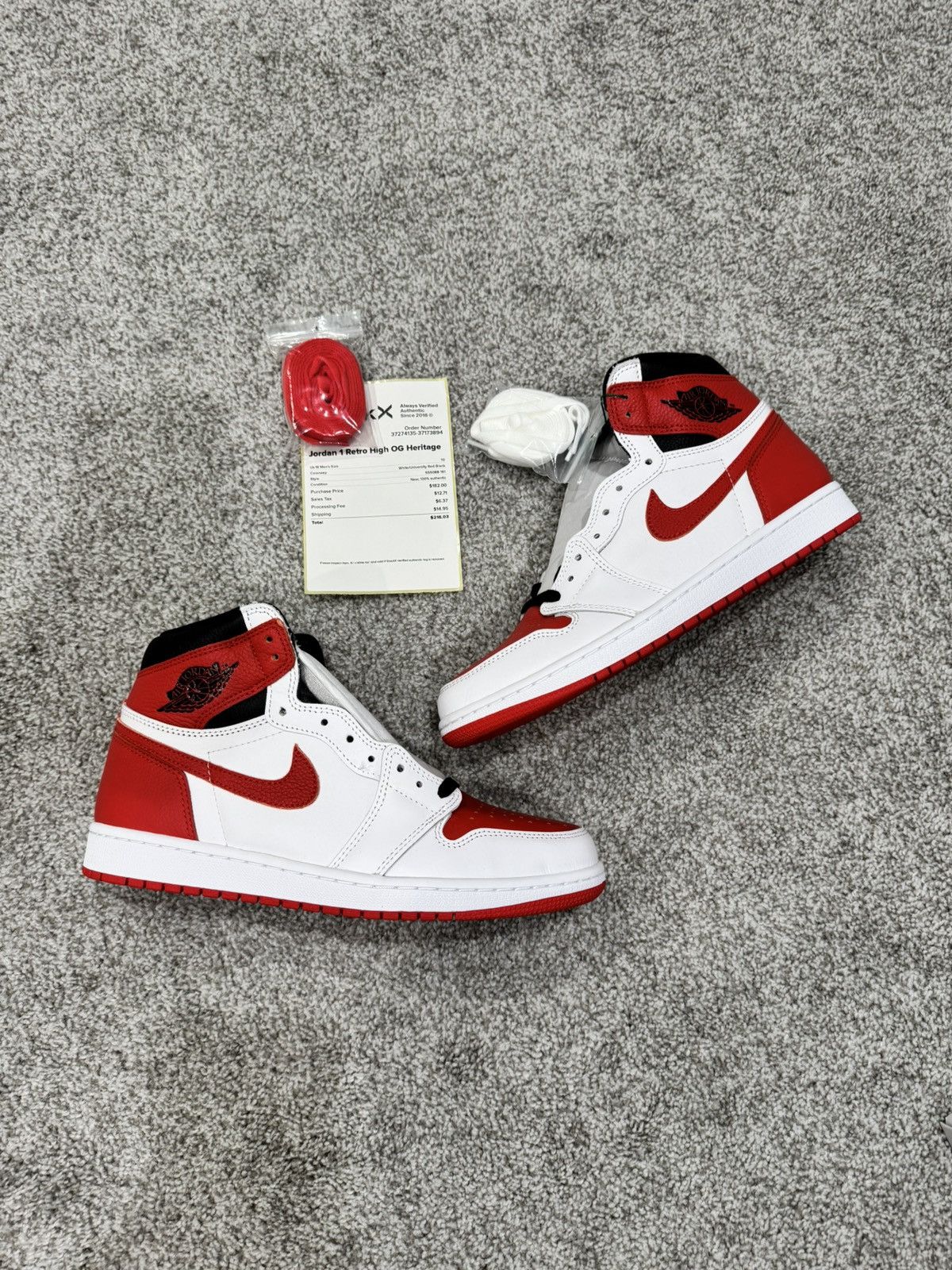 Nike Air Jordan 1 Retro High OG “Heritage” Size US 10 / EU 43 - 1 Thumbnail