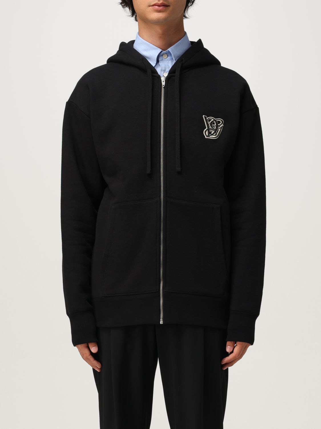 Valentino Valentino Sweatshirt Men Black Size US M / EU 48-50 / 2 - 1 Thumbnail