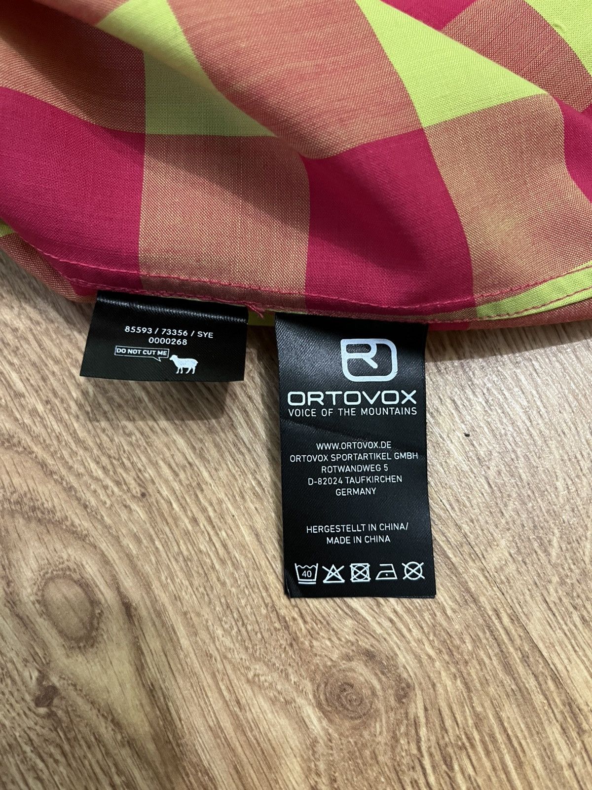 ORTOVOX Ortovox Merino Cool Shirt – Multicolor Plaid – Size M Size US M / EU 48-50 / 2 - 8 Thumbnail