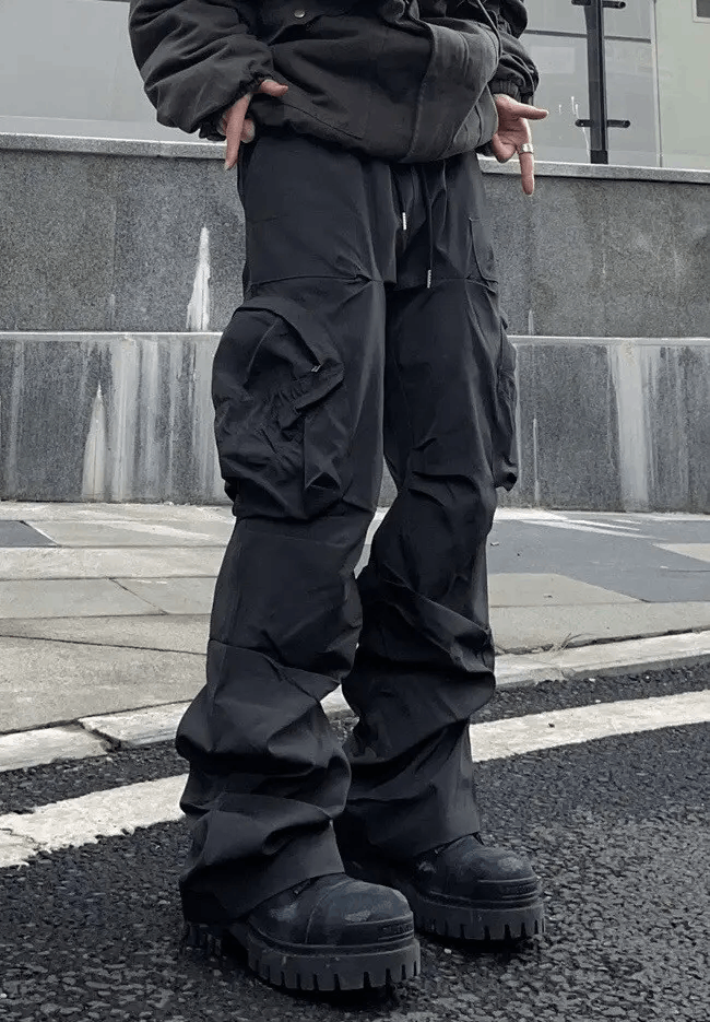 Japanese Brand × Vintage Utility grunge multi pocket nylon pants Size US 32 / EU 48 - 1 Thumbnail