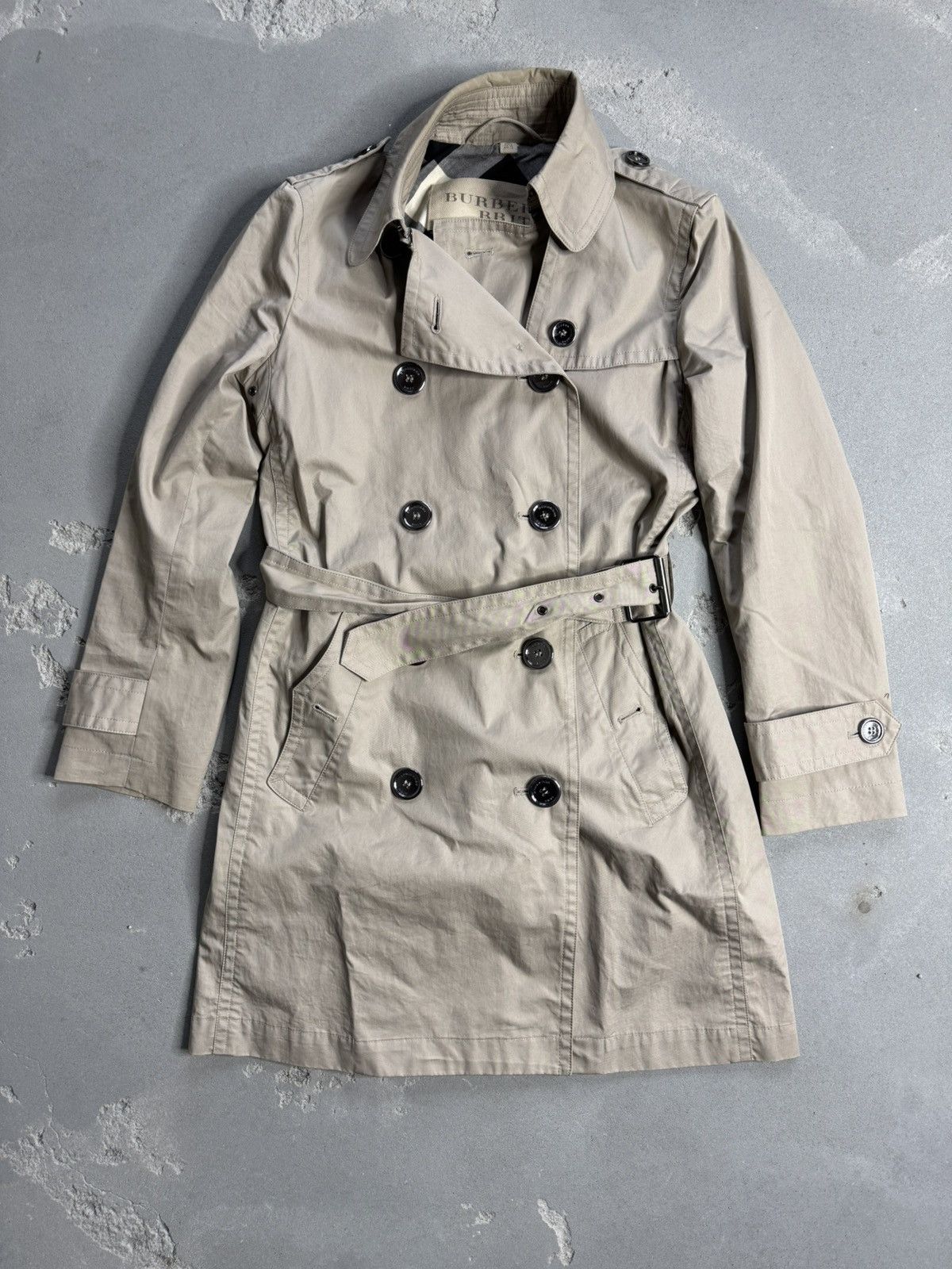 Burberry Vintage Burberry Brit nova check trench coat Jacket Size XS / US 0-2 / IT 36-38 - 3 Thumbnail