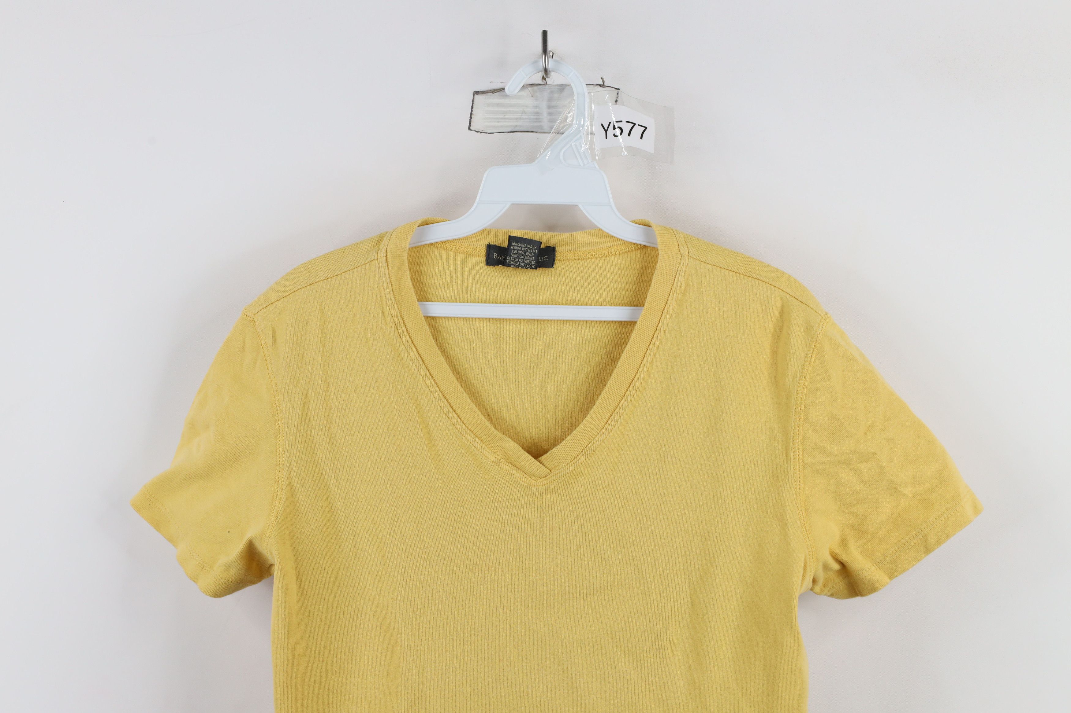 Banana Republic × Vintage Vintage 90s Banana Republic Cotton Ribbed Knit T-Shirt USA Size M / US 6-8 / IT 42-44 - 2 Thumbnail