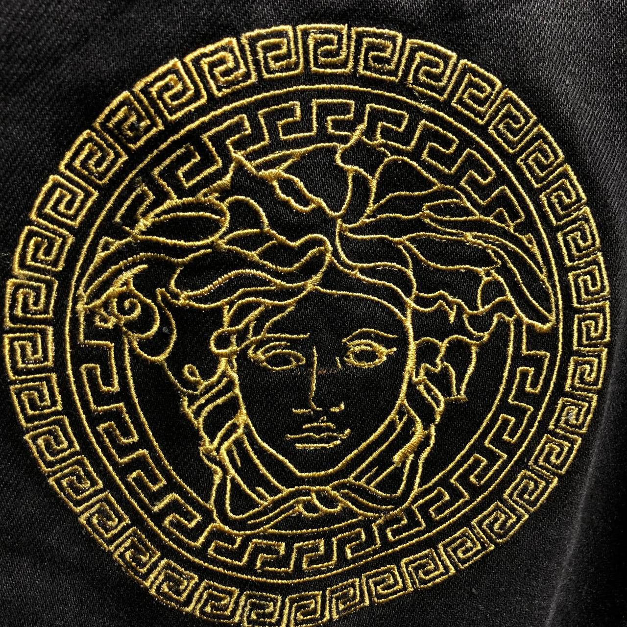 Versace Versace Embroidered Logo Denim jacket Size US S / EU 44-46 / 1 - 3 Thumbnail